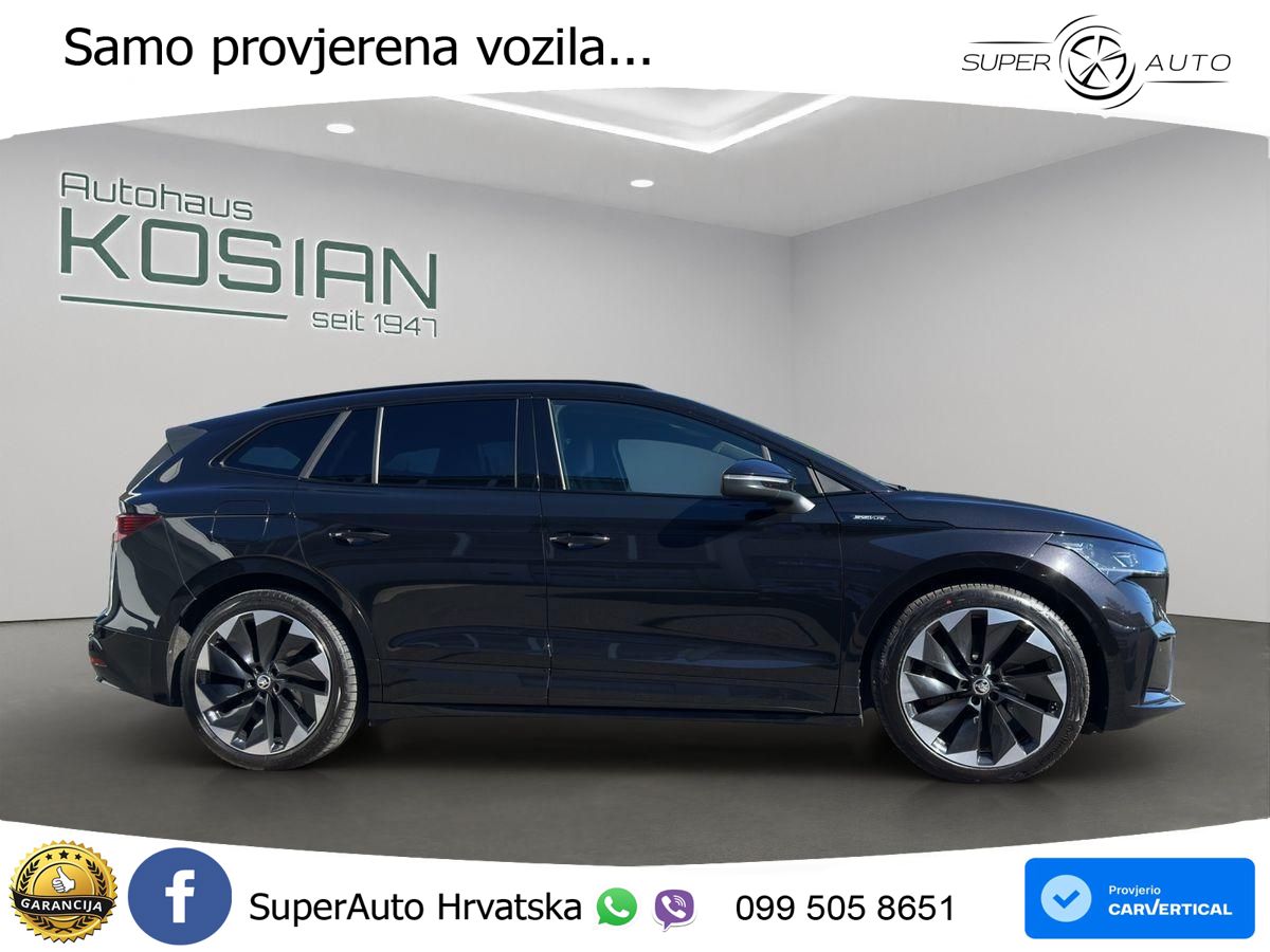 Škoda Enyaq iV 80x 82 kWh (265 KS) AWD SportLine LED+GR SJED+ACC