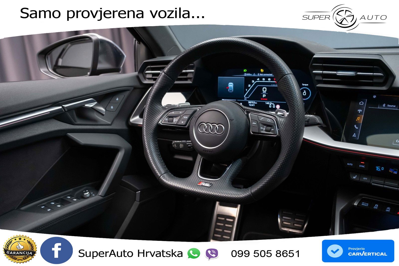 Audi RS3 Sportback 2.5 TFSI (400 KS) quattro S tronic