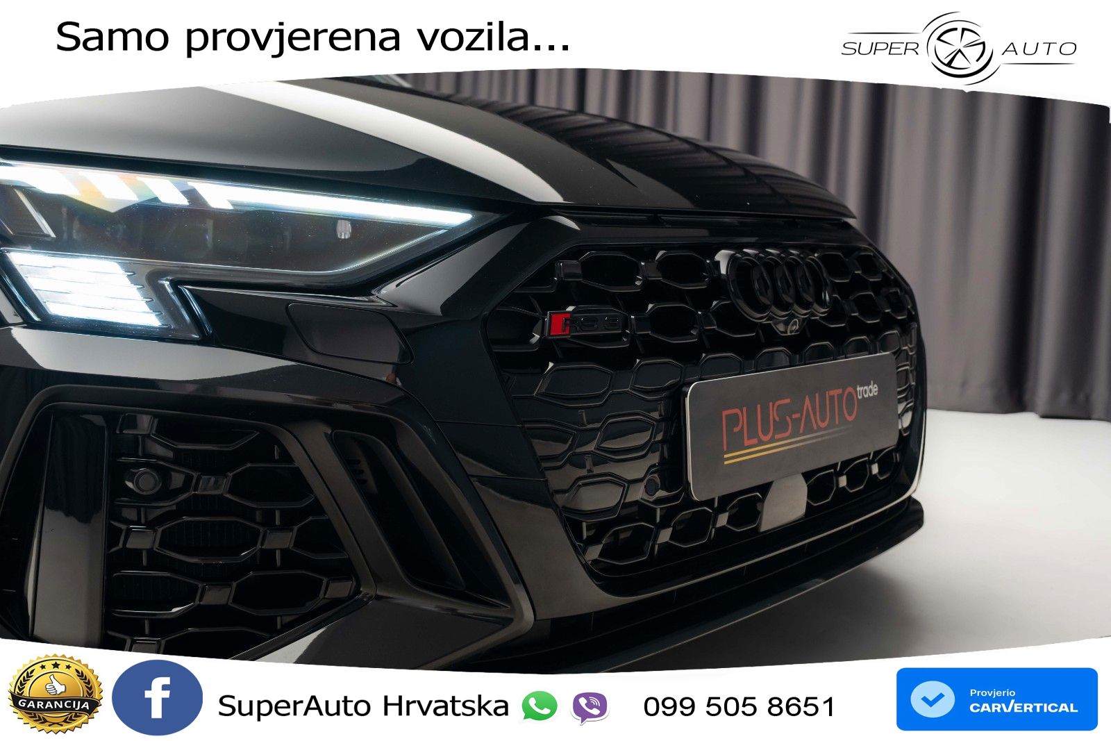 Audi RS3 Sportback 2.5 TFSI (400 KS) quattro S tronic