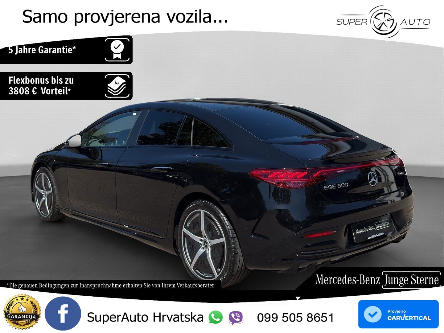 Mercedes EQE 500 100 kWh (408 KS) 4MATIC AMG ACC+HEAD+GR SJED+360+PANO