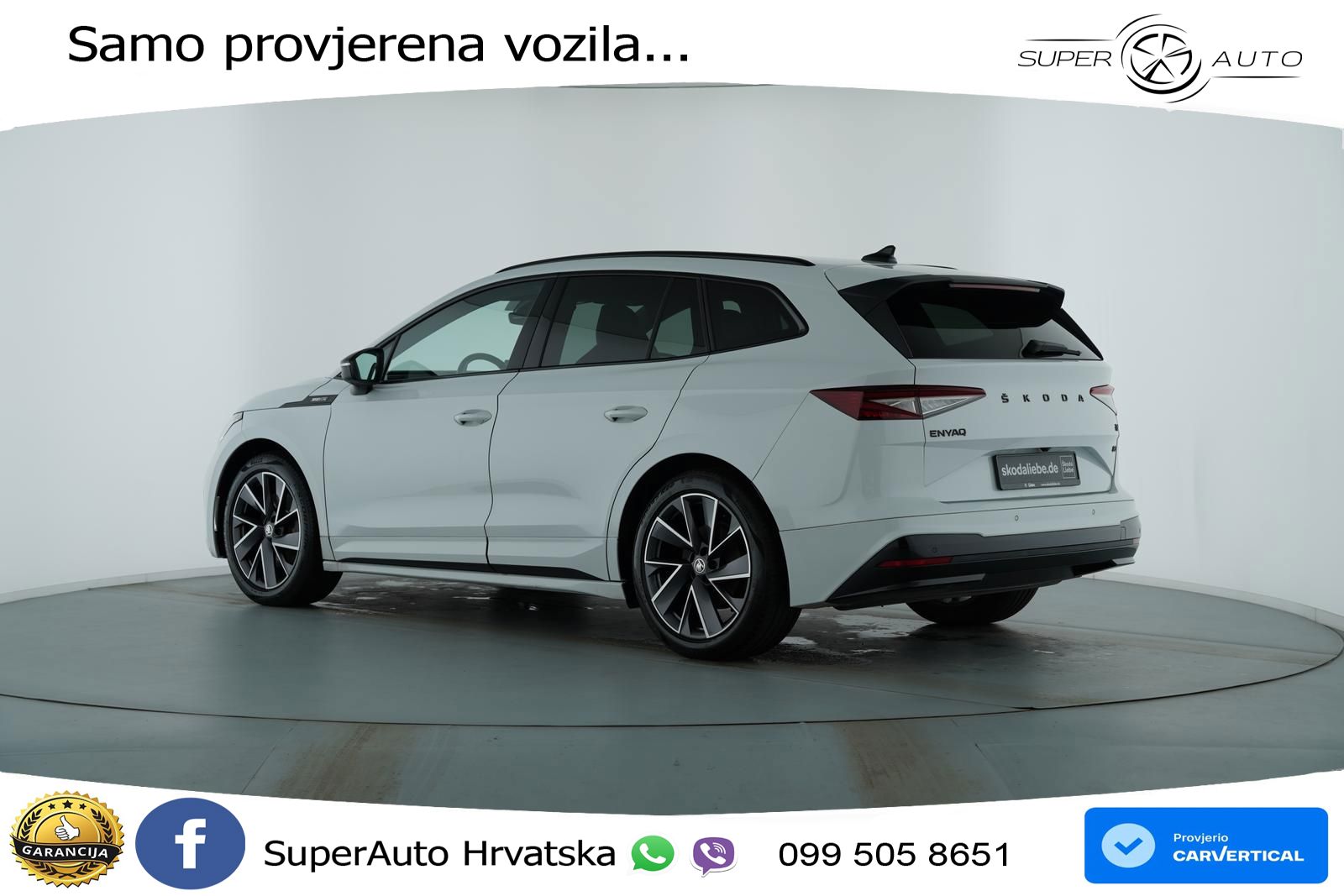 Škoda Enyaq iV 80 82 kWh (204 KS) SportLine