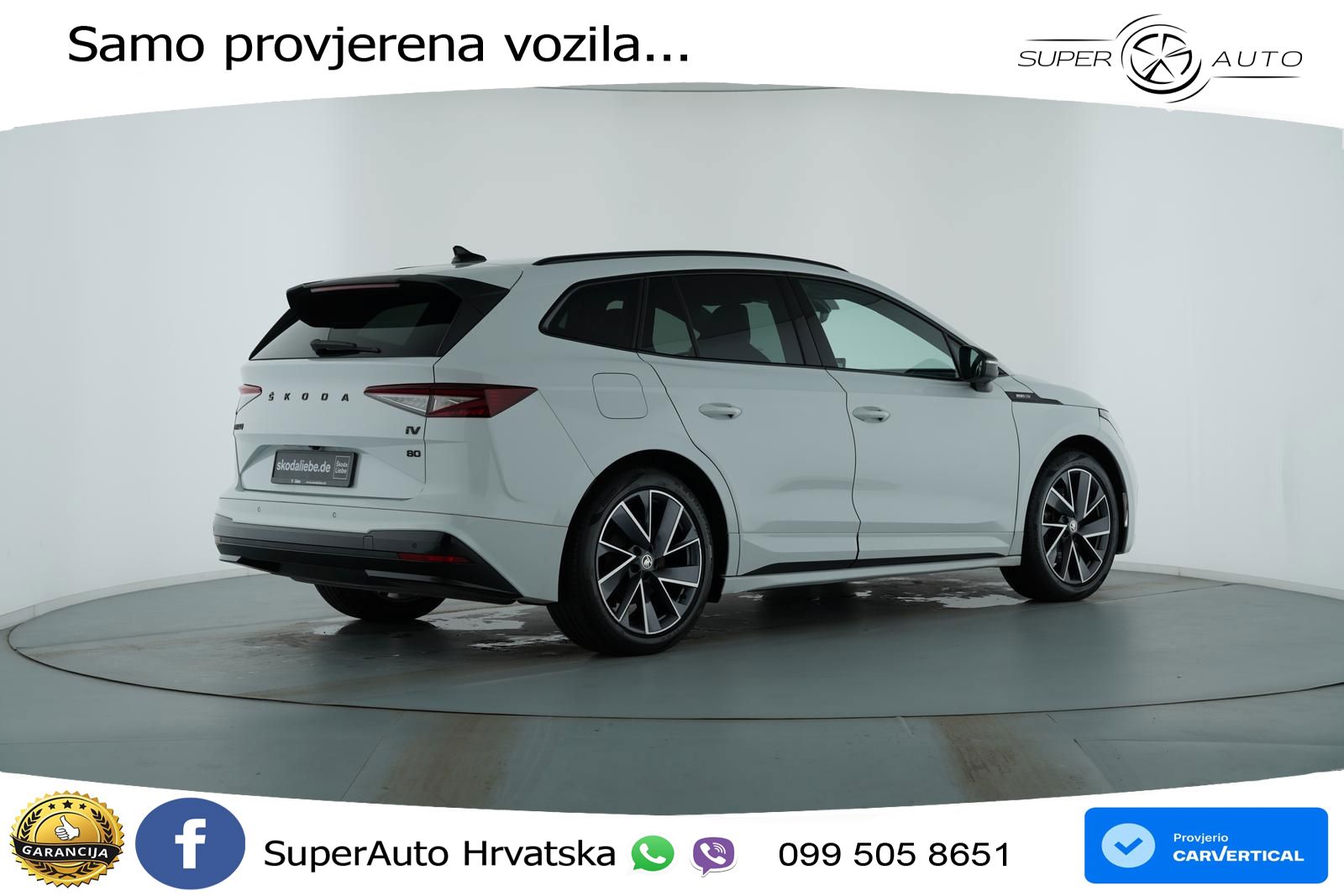 Škoda Enyaq iV 80 82 kWh (204 KS) SportLine