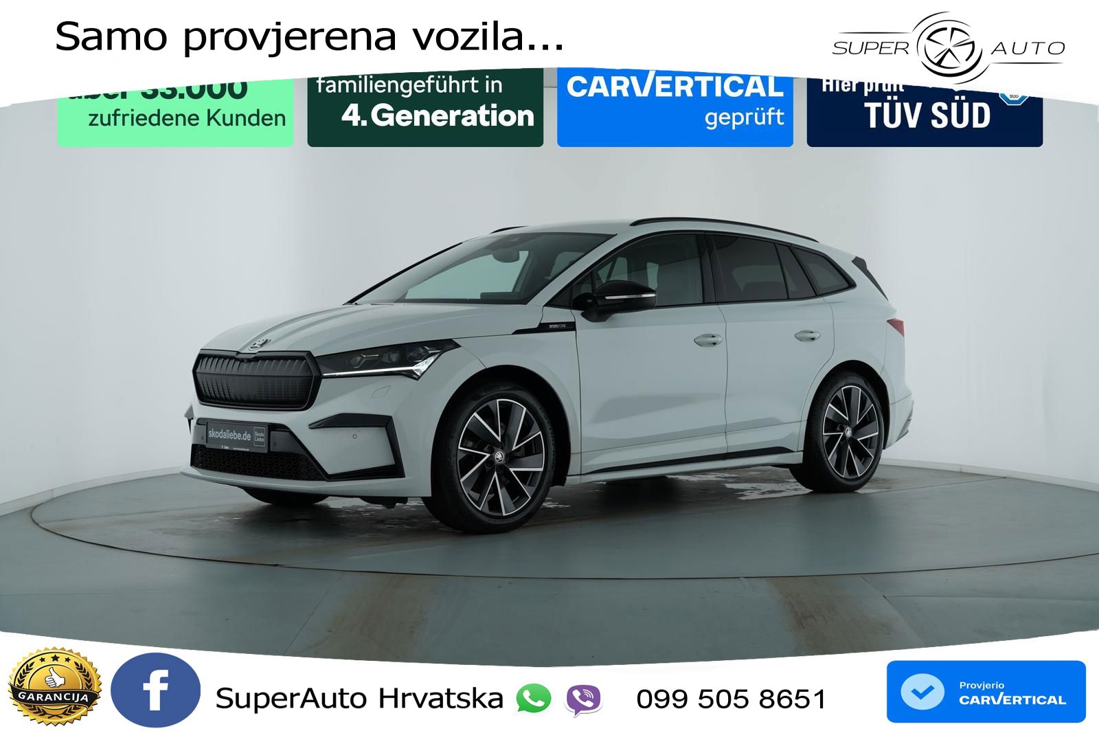 Škoda Enyaq iV 80 82 kWh (204 KS) SportLine