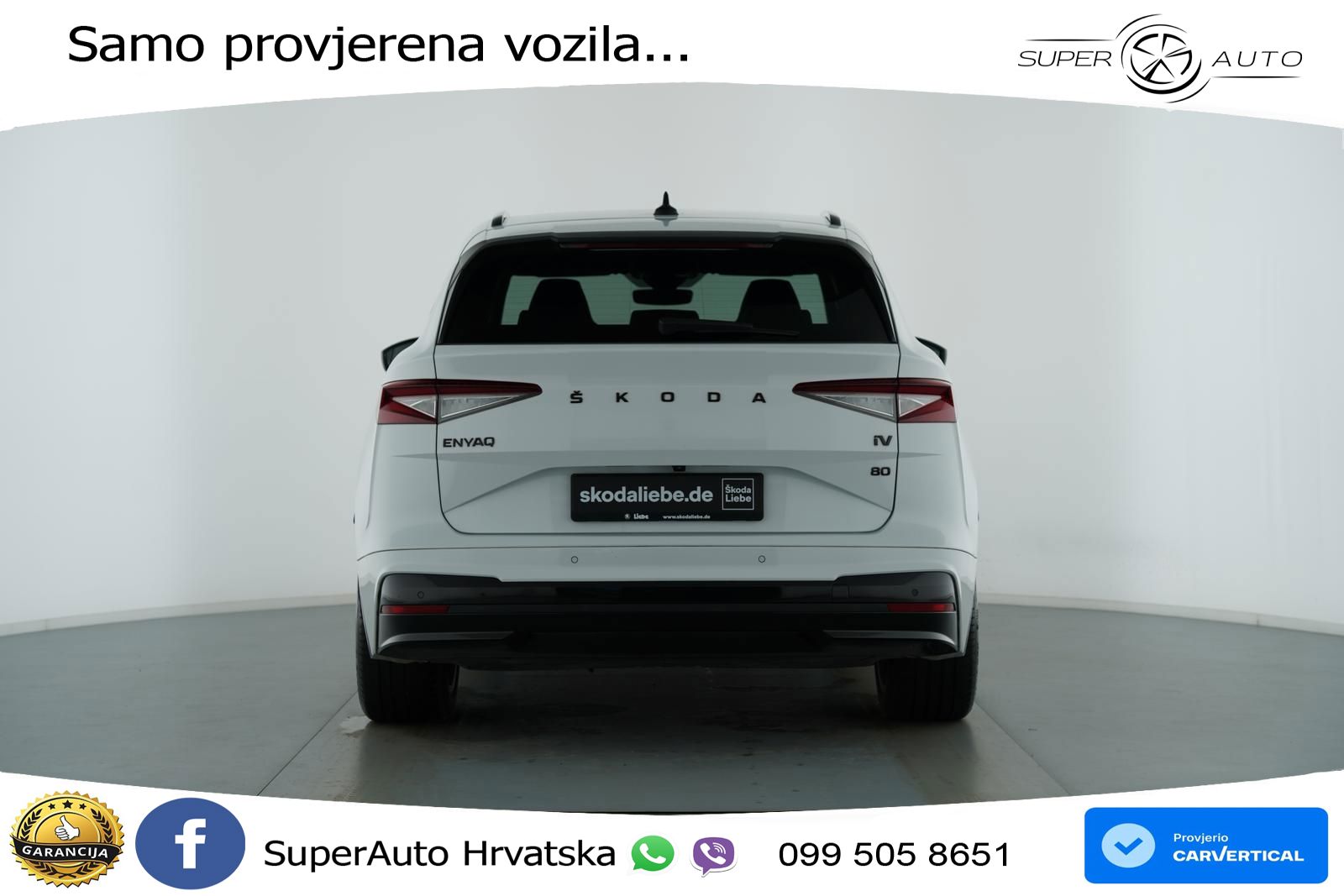 Škoda Enyaq iV 80 82 kWh (204 KS) SportLine