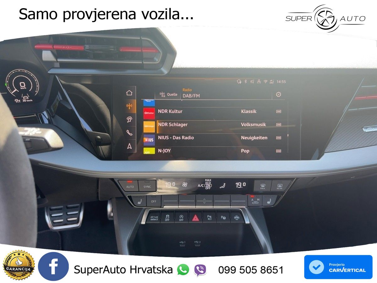 Audi RS3 Sedan 2.5 TFSI (400 KS) quattro S tronic LED+GR SJED+ACC