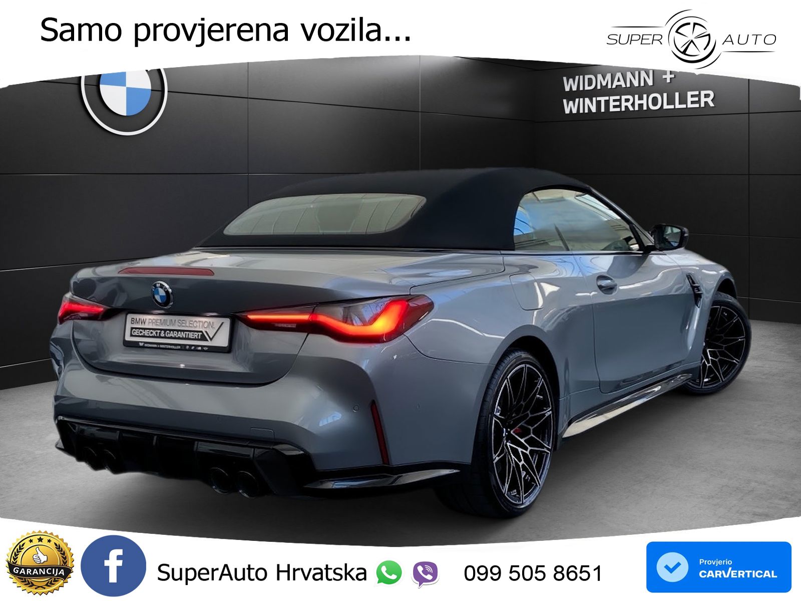 BMW M4 Convertible Competition 3.0 (510 KS) xDrive Steptronic LED+GR SJED+ACC