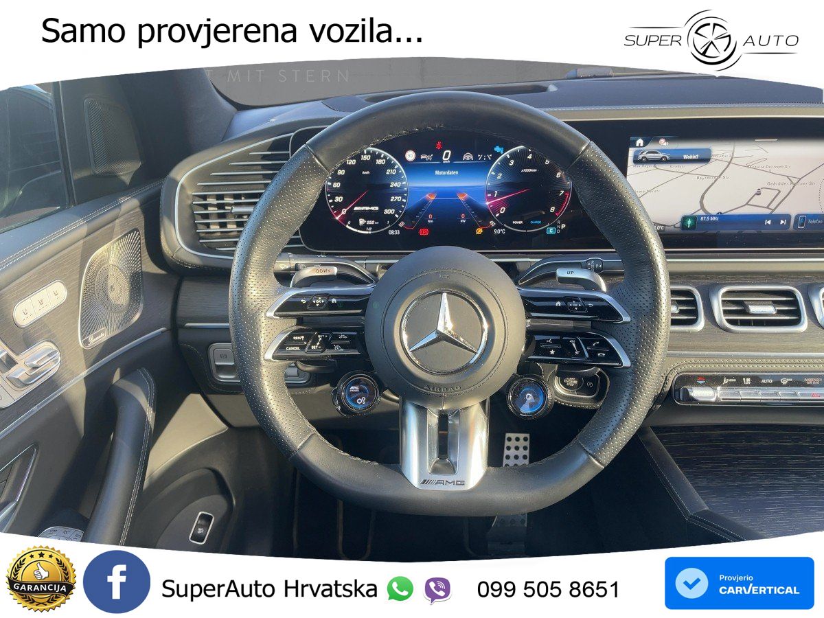 Mercedes AMG GLE 63 S V8 (612 KS) EQ Boost 4MATIC+ AMG SPEEDSHIFT TCT 9G LED+GR SJED+ACC