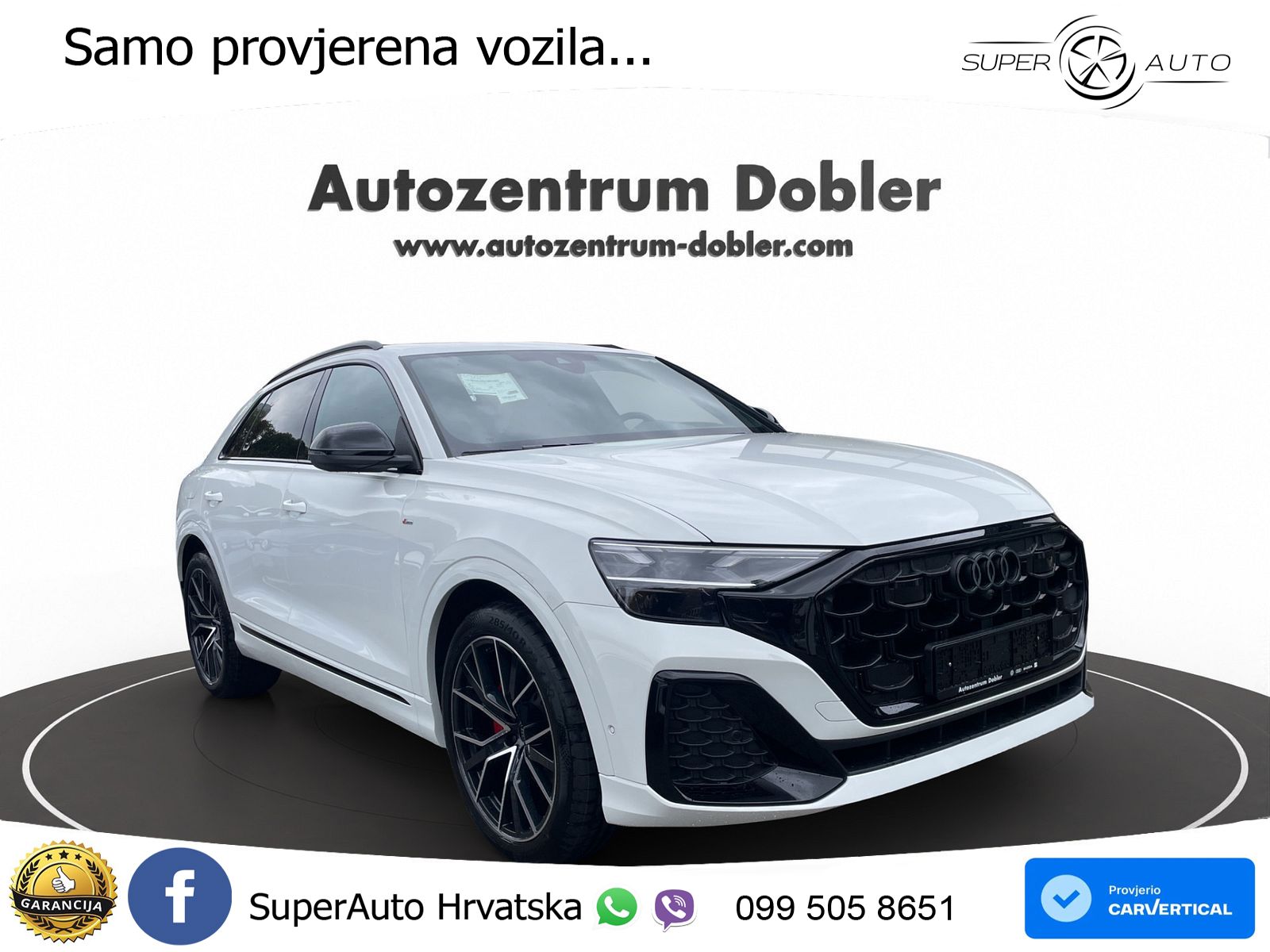 Audi Q8 50 TDI V6 (286 KS) quattro Tiptronic S line LED+GR SJED+ACC