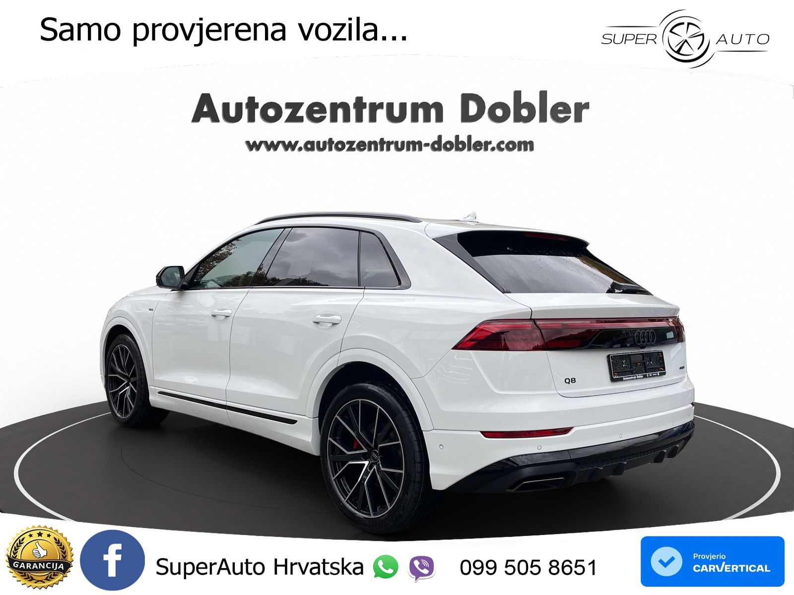 Audi Q8 50 TDI V6 (286 KS) quattro Tiptronic S line LED+GR SJED+ACC