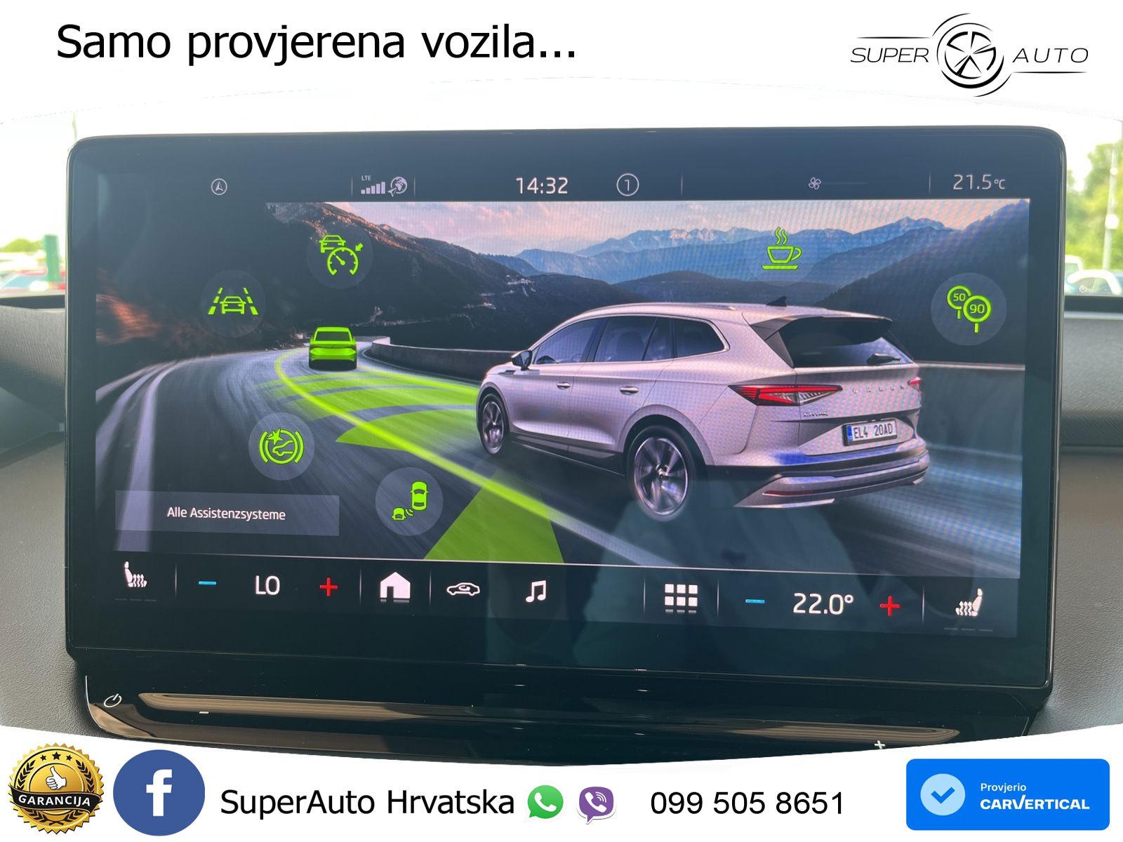 Škoda Enyaq iV 80x 82 kWh (265 KS) AWD Suite LED+GR SJED+ACC