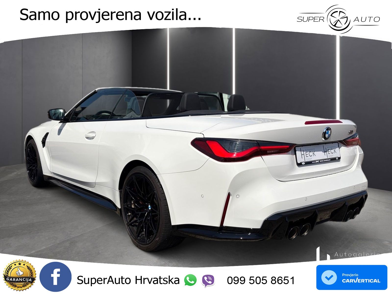 BMW M4 Convertible Competition 3.0 (510 KS) xDrive Steptronic LED+GR SJED+ACC
