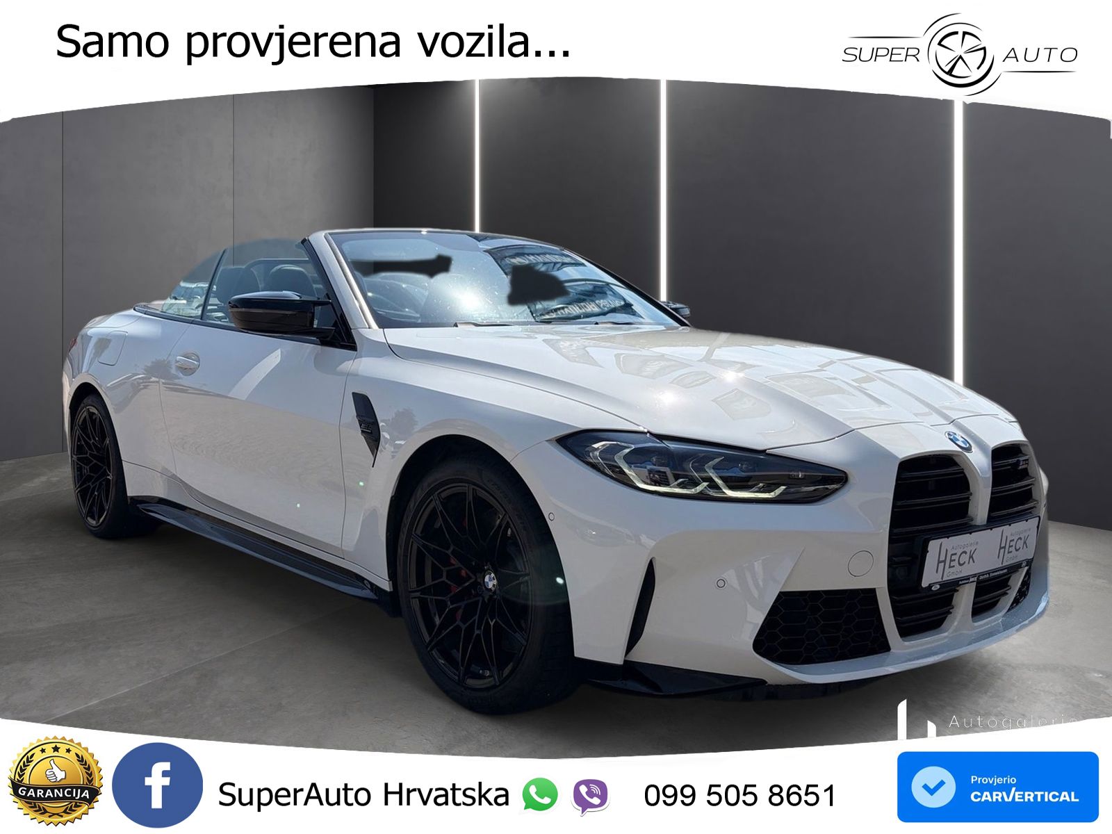 BMW M4 Convertible Competition 3.0 (510 KS) xDrive Steptronic LED+GR SJED+ACC
