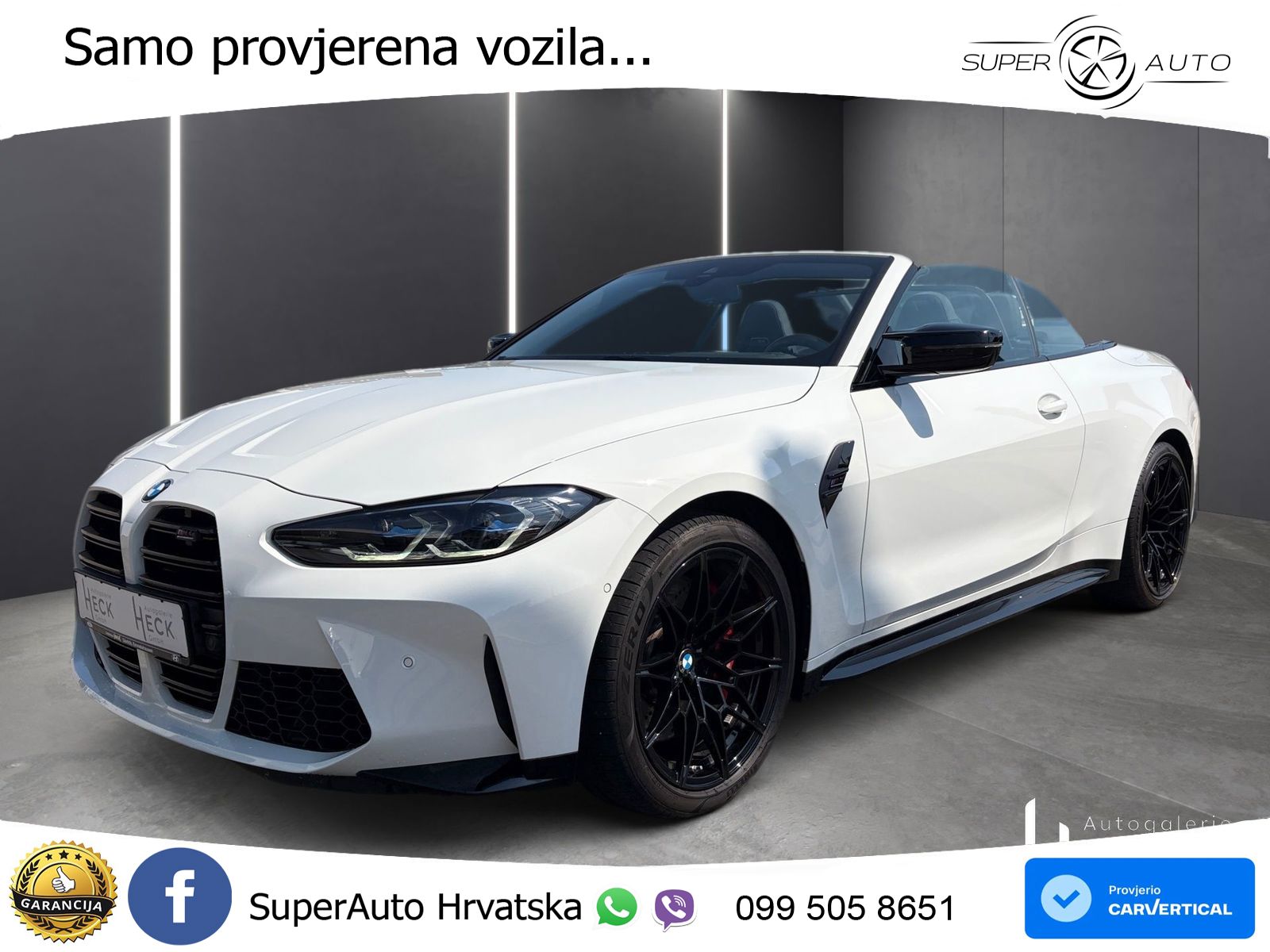BMW M4 Convertible Competition 3.0 (510 KS) xDrive Steptronic LED+GR SJED+ACC