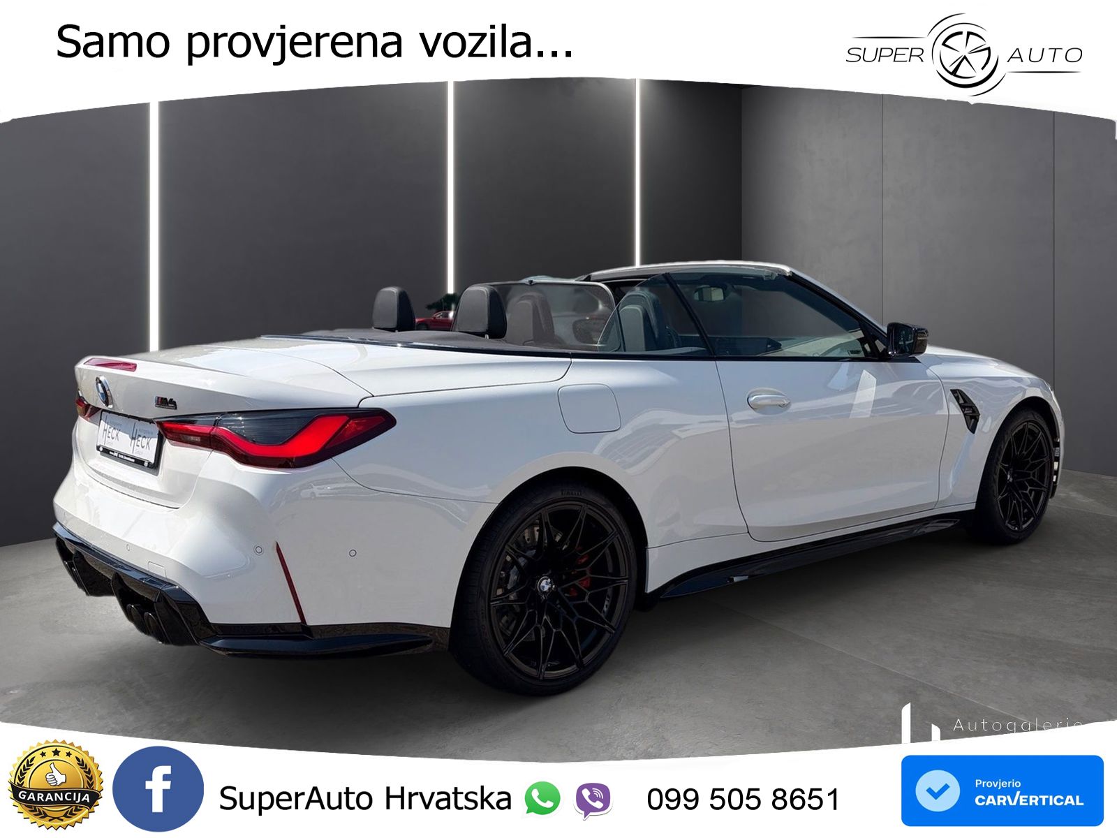 BMW M4 Convertible Competition 3.0 (510 KS) xDrive Steptronic LED+GR SJED+ACC