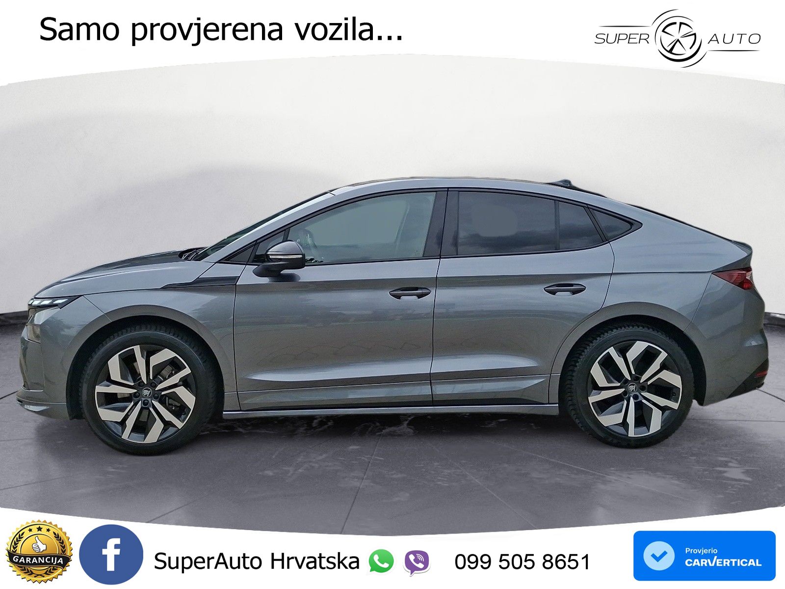 Škoda Enyaq Coupe iV 85 82 kWh (286 KS) SportLine LED+GR SJED+ACC
