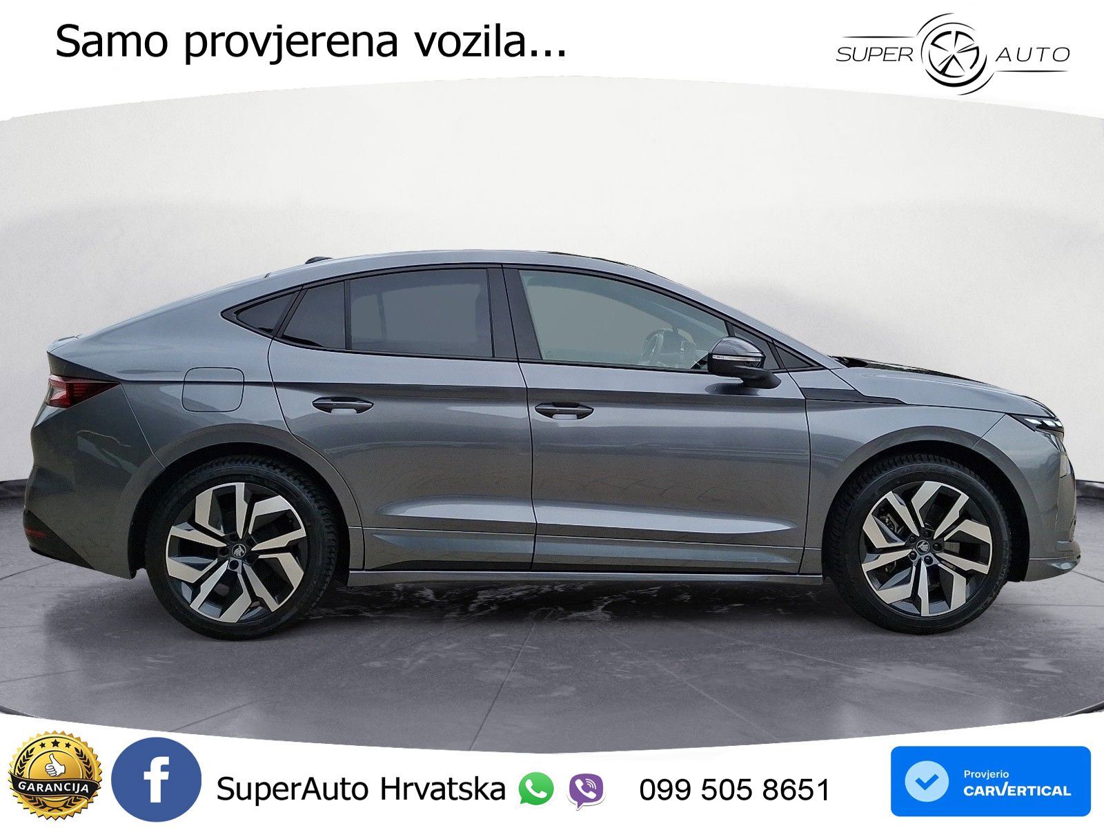 Škoda Enyaq Coupe iV 85 82 kWh (286 KS) SportLine LED+GR SJED+ACC