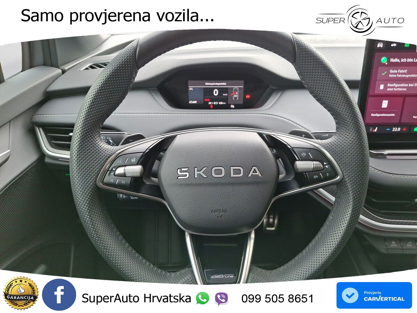Škoda Enyaq Coupe iV 85 82 kWh (286 KS) SportLine LED+GR SJED+ACC