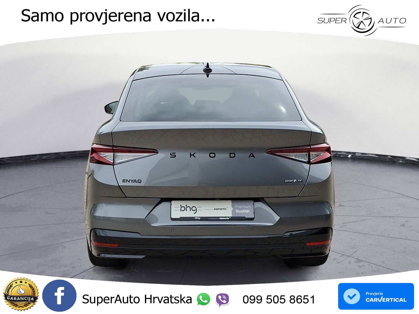 Škoda Enyaq Coupe iV 85 82 kWh (286 KS) SportLine LED+GR SJED+ACC
