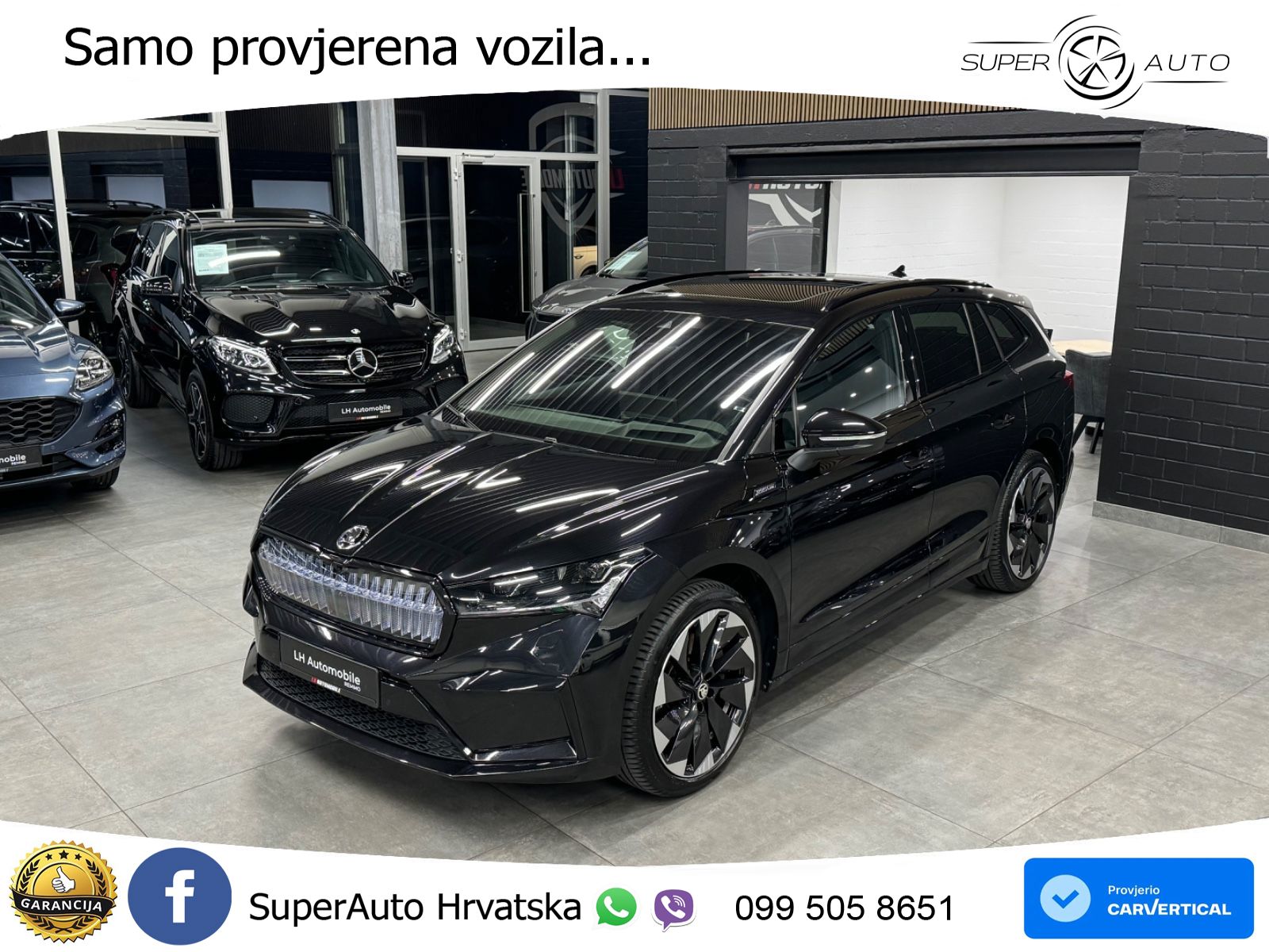 Škoda Enyaq iV 80 82 kWh (204 KS) SportLine LED+GR SJED+ACC