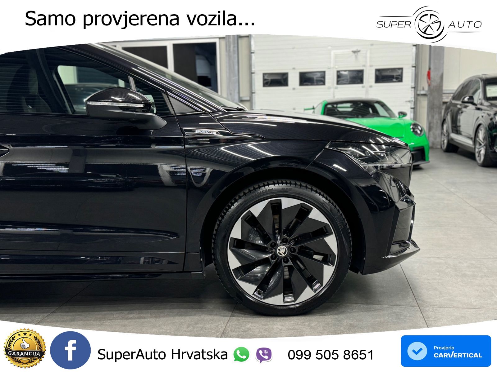 Škoda Enyaq iV 80 82 kWh (204 KS) SportLine LED+GR SJED+ACC