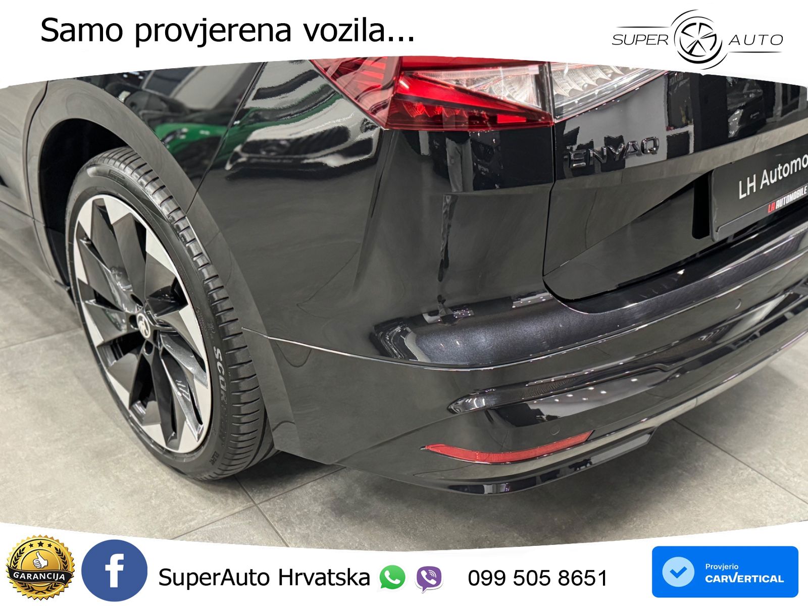 Škoda Enyaq iV 80 82 kWh (204 KS) SportLine LED+GR SJED+ACC