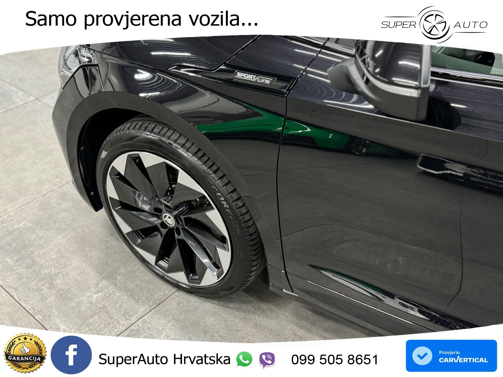 Škoda Enyaq iV 80 82 kWh (204 KS) SportLine LED+GR SJED+ACC