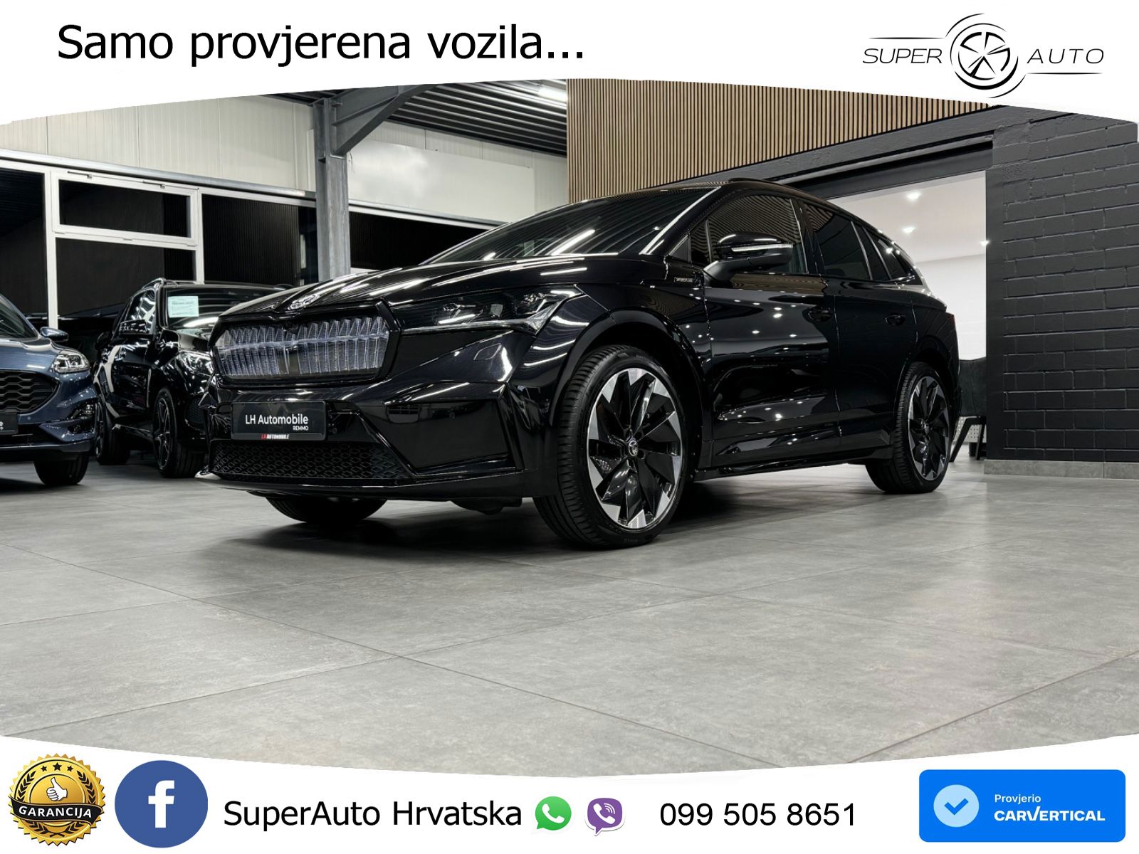 Škoda Enyaq iV 80 82 kWh (204 KS) SportLine LED+GR SJED+ACC