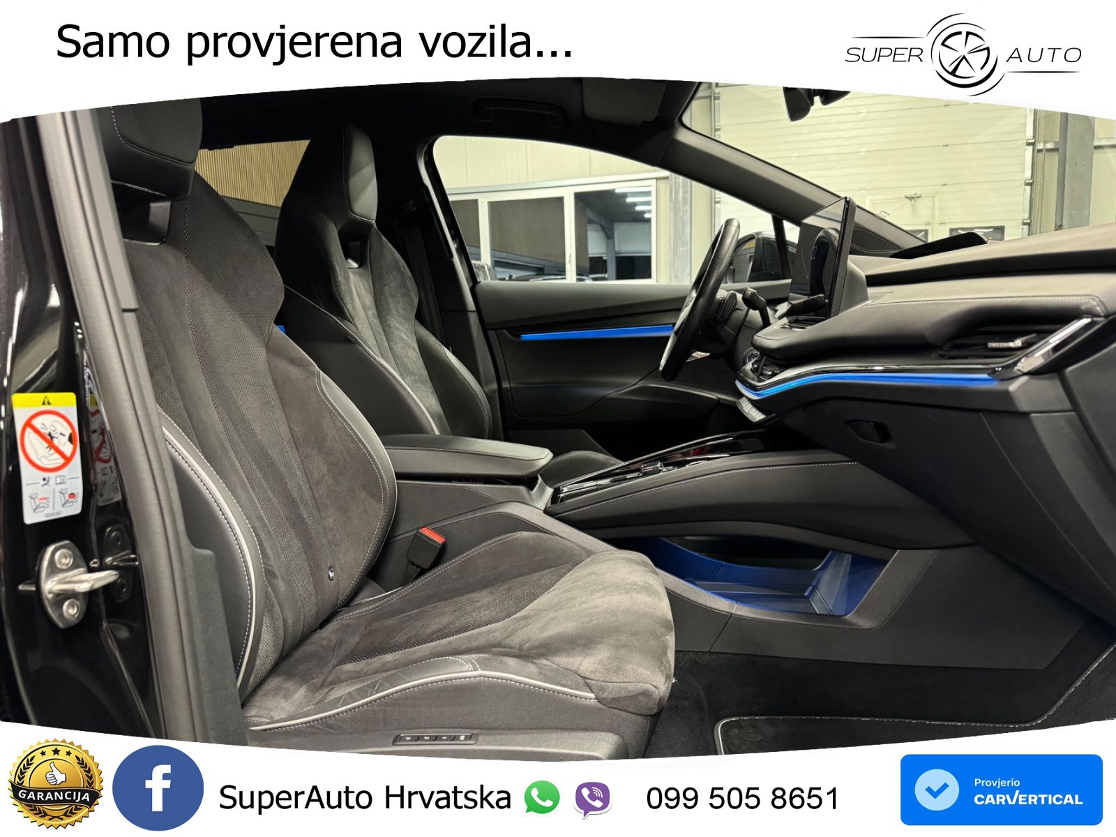 Škoda Enyaq iV 80 82 kWh (204 KS) SportLine LED+GR SJED+ACC