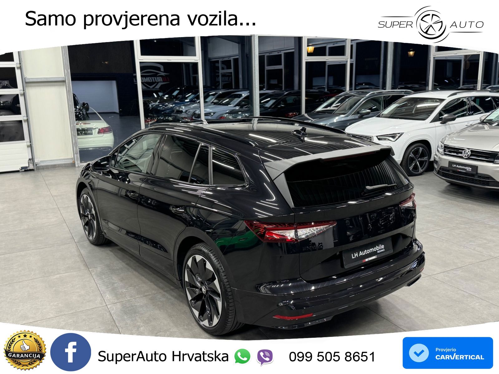 Škoda Enyaq iV 80 82 kWh (204 KS) SportLine LED+GR SJED+ACC