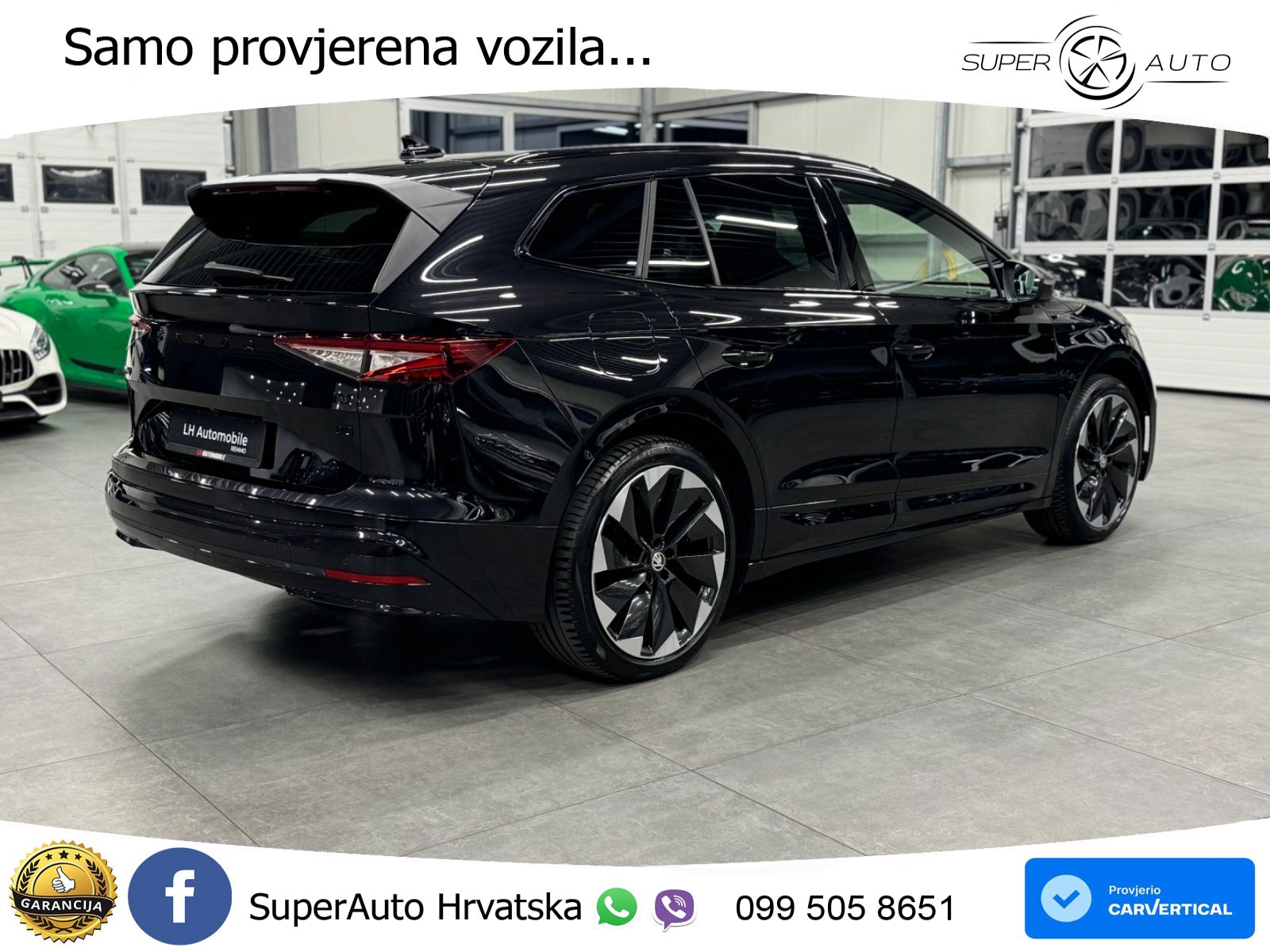 Škoda Enyaq iV 80 82 kWh (204 KS) SportLine LED+GR SJED+ACC