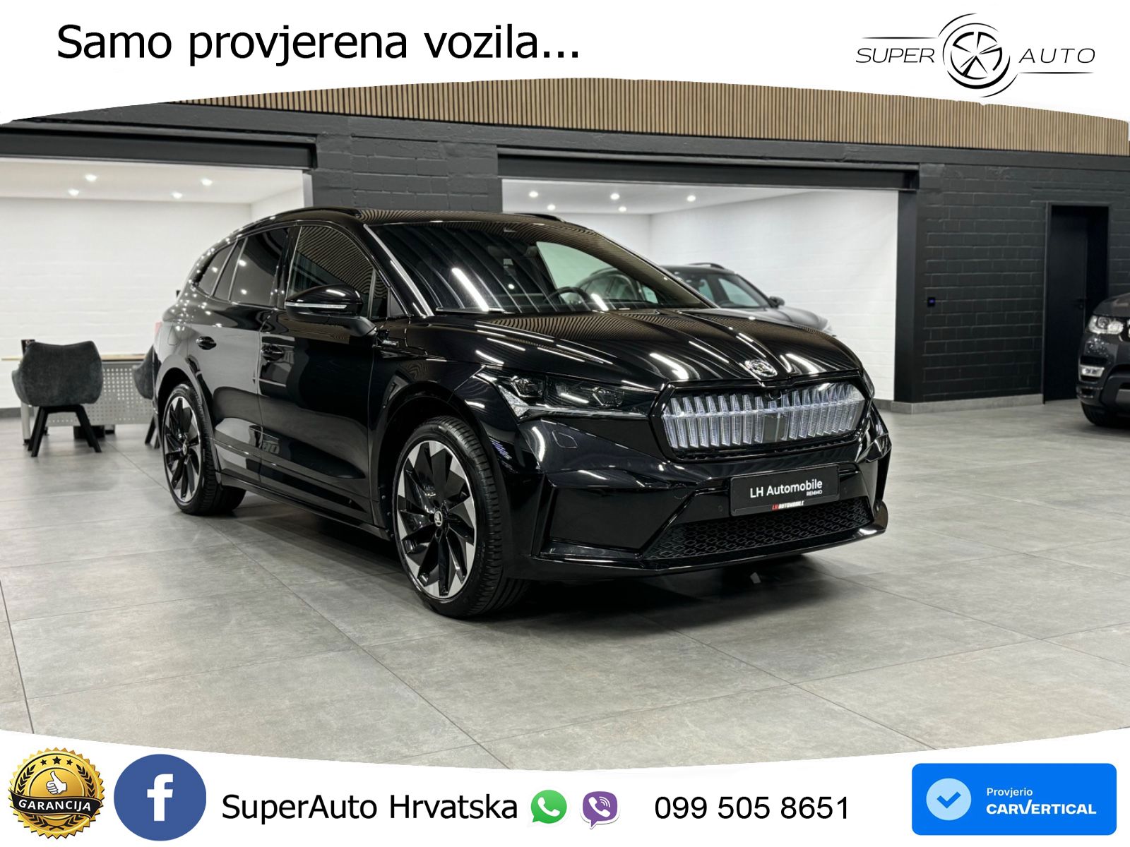 Škoda Enyaq iV 80 82 kWh (204 KS) SportLine LED+GR SJED+ACC