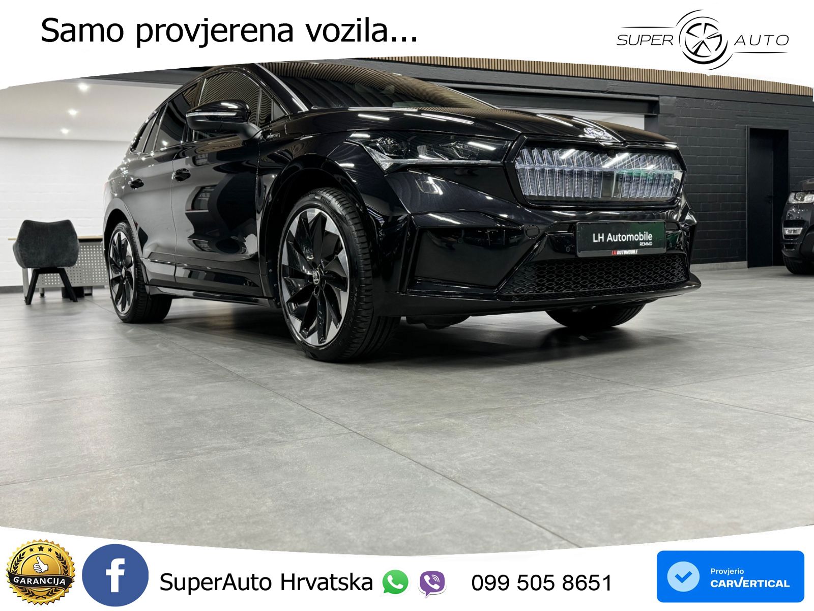 Škoda Enyaq iV 80 82 kWh (204 KS) SportLine LED+GR SJED+ACC