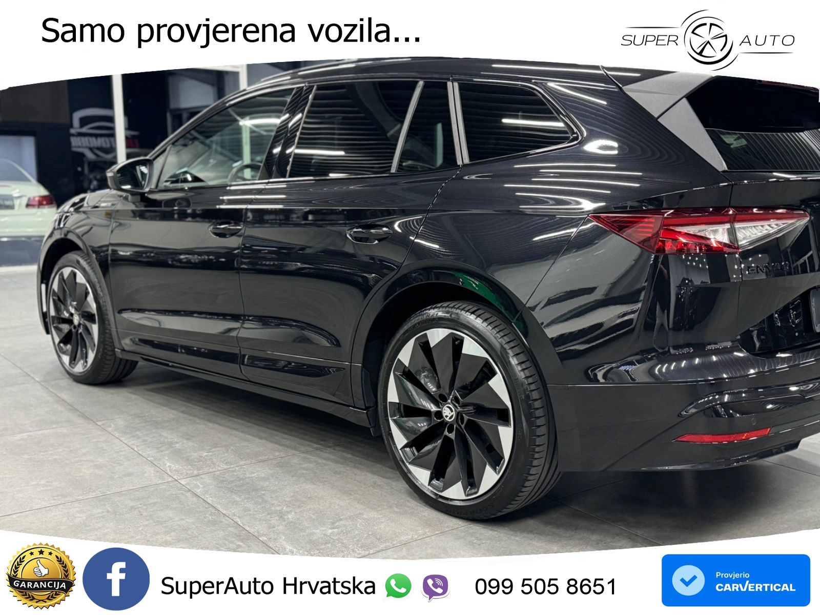 Škoda Enyaq iV 80 82 kWh (204 KS) SportLine LED+GR SJED+ACC