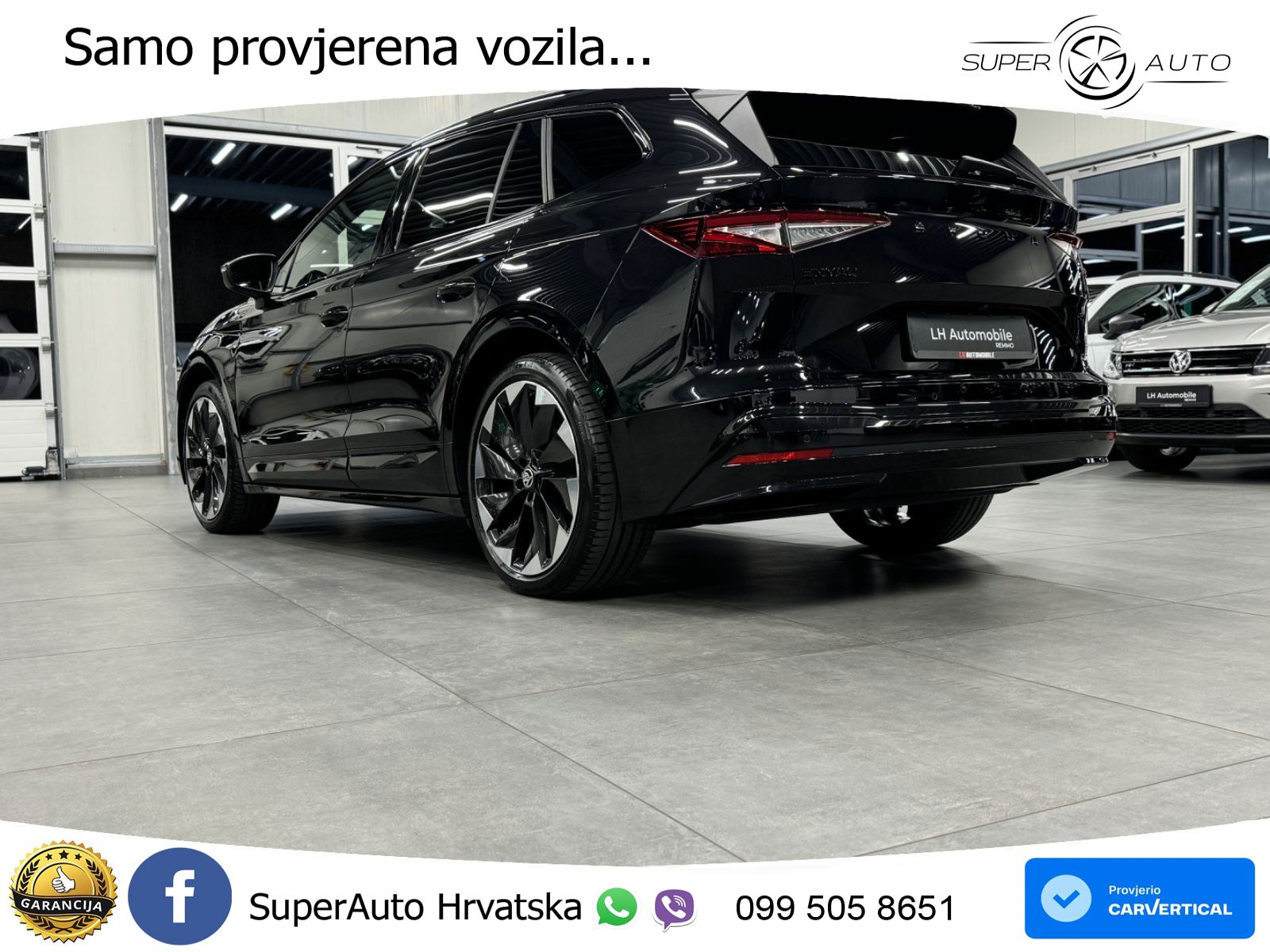 Škoda Enyaq iV 80 82 kWh (204 KS) SportLine LED+GR SJED+ACC