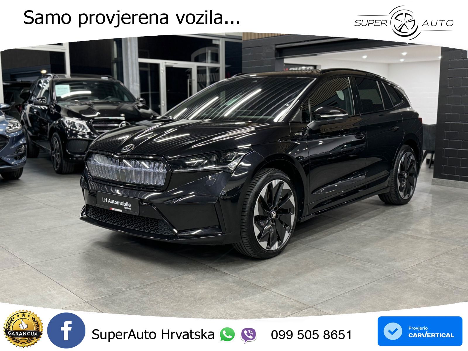 Škoda Enyaq iV 80 82 kWh (204 KS) SportLine LED+GR SJED+ACC