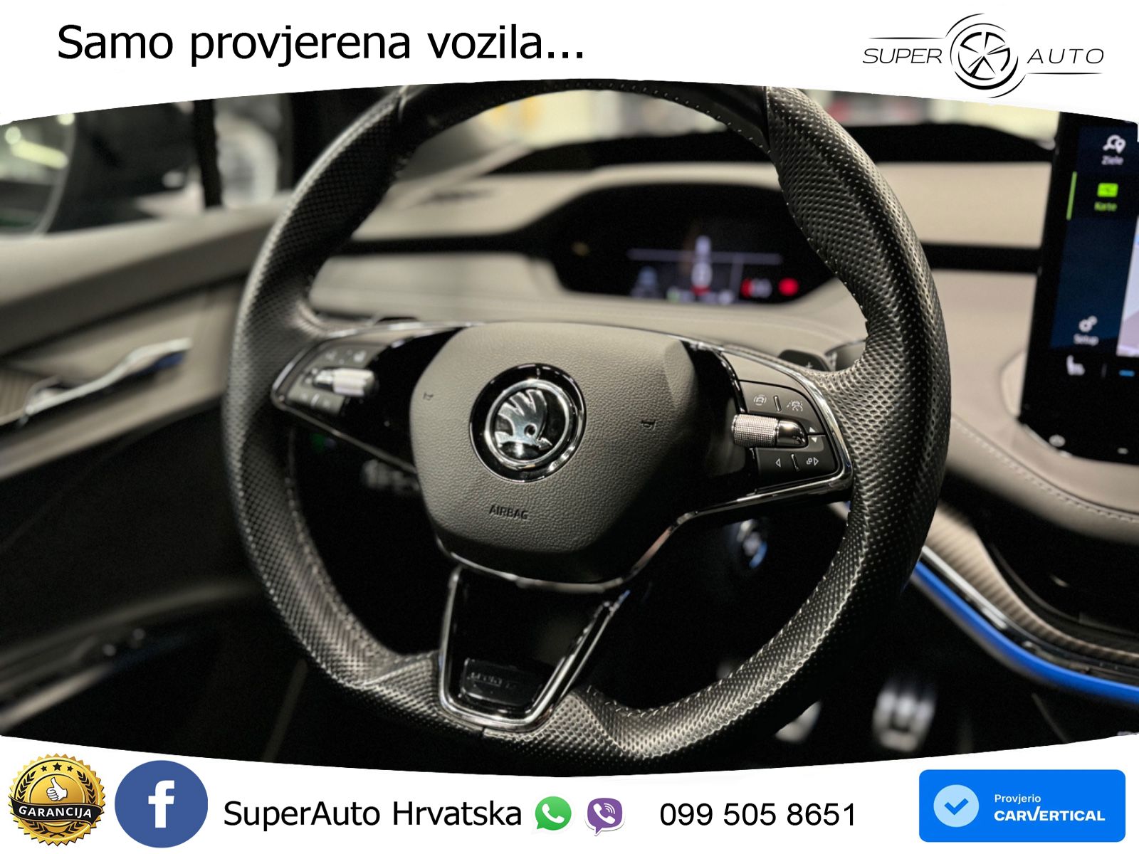 Škoda Enyaq iV 80 82 kWh (204 KS) SportLine LED+GR SJED+ACC