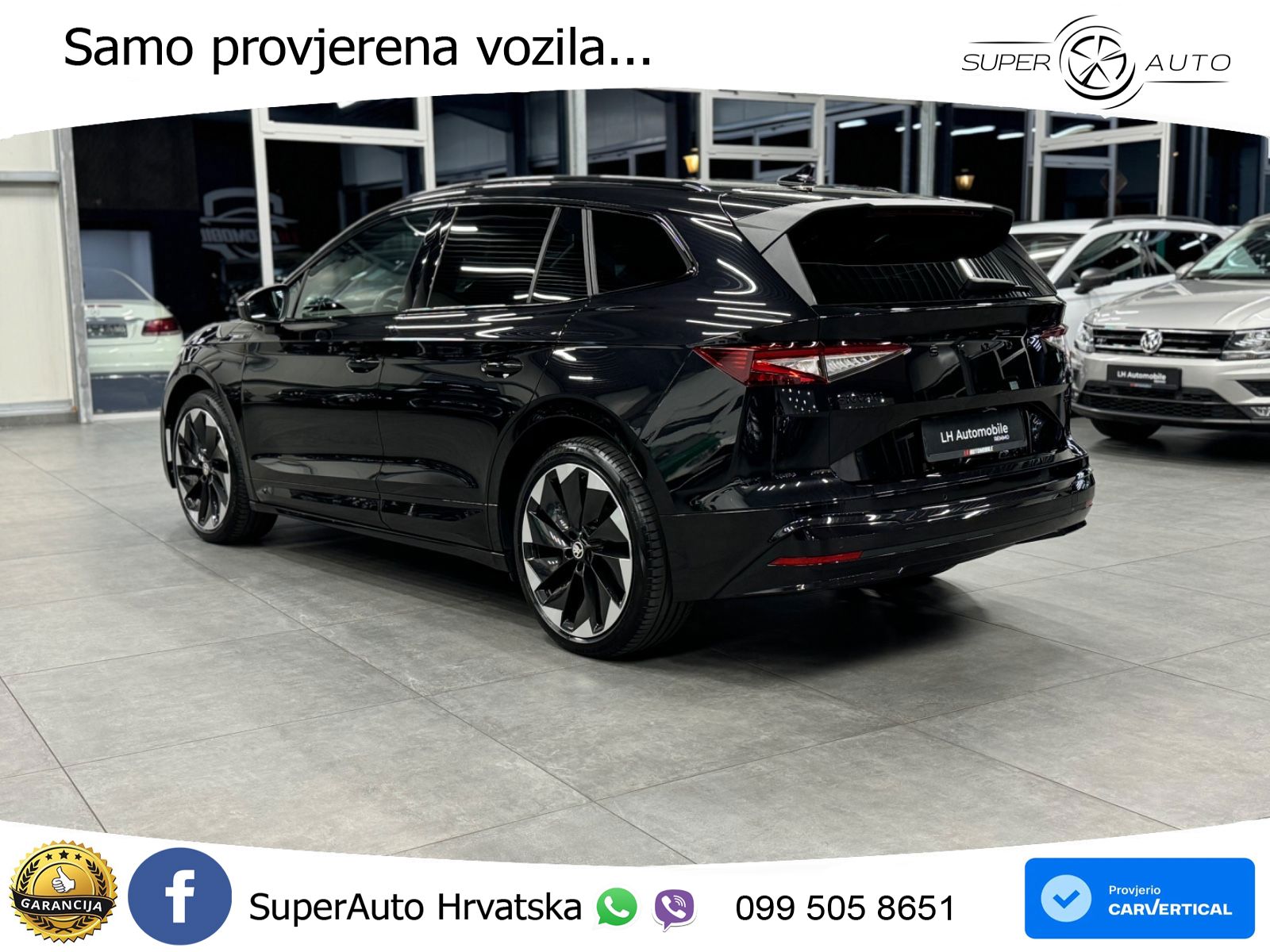 Škoda Enyaq iV 80 82 kWh (204 KS) SportLine LED+GR SJED+ACC