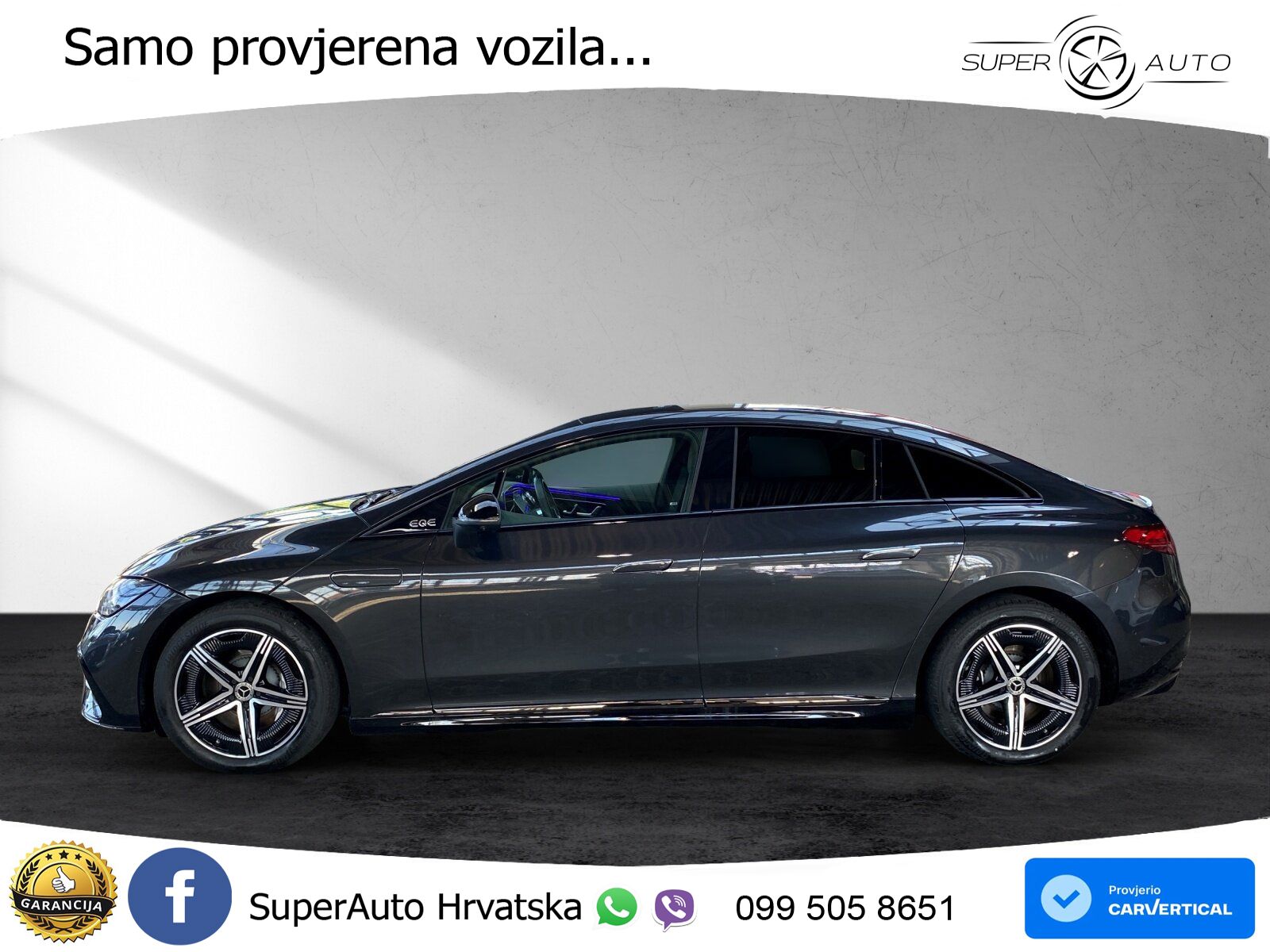 Mercedes EQE 350 98 kWh (292 KS)