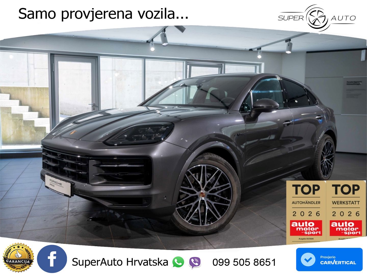 Porsche Cayenne Coupe 3.0 V6 (470 KS) E-Hybrid Tiptronic S