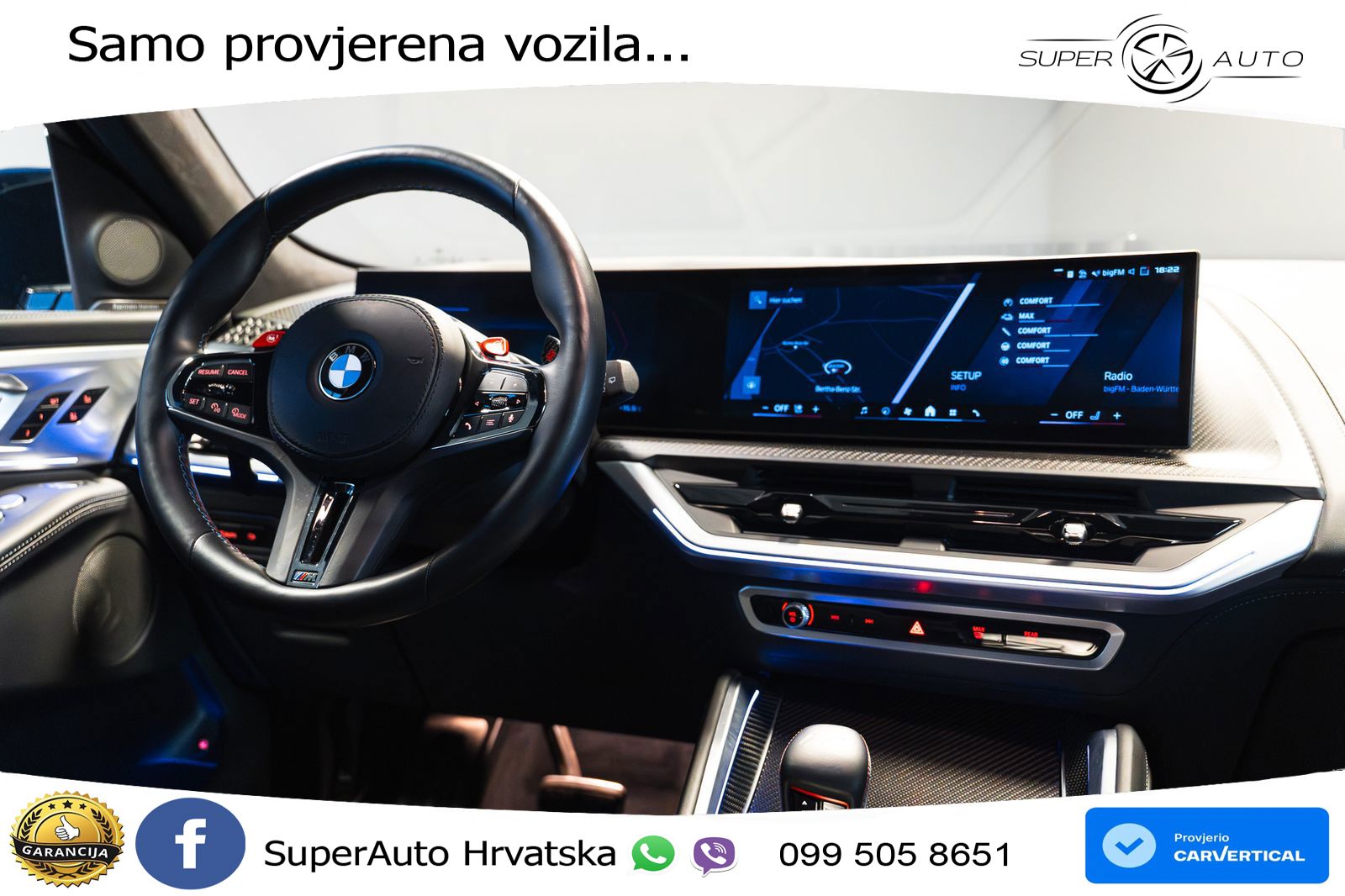 BMW XM 4.4 V8 (653 KS) xDrive Steptronic LED+GR SJED+ACC
