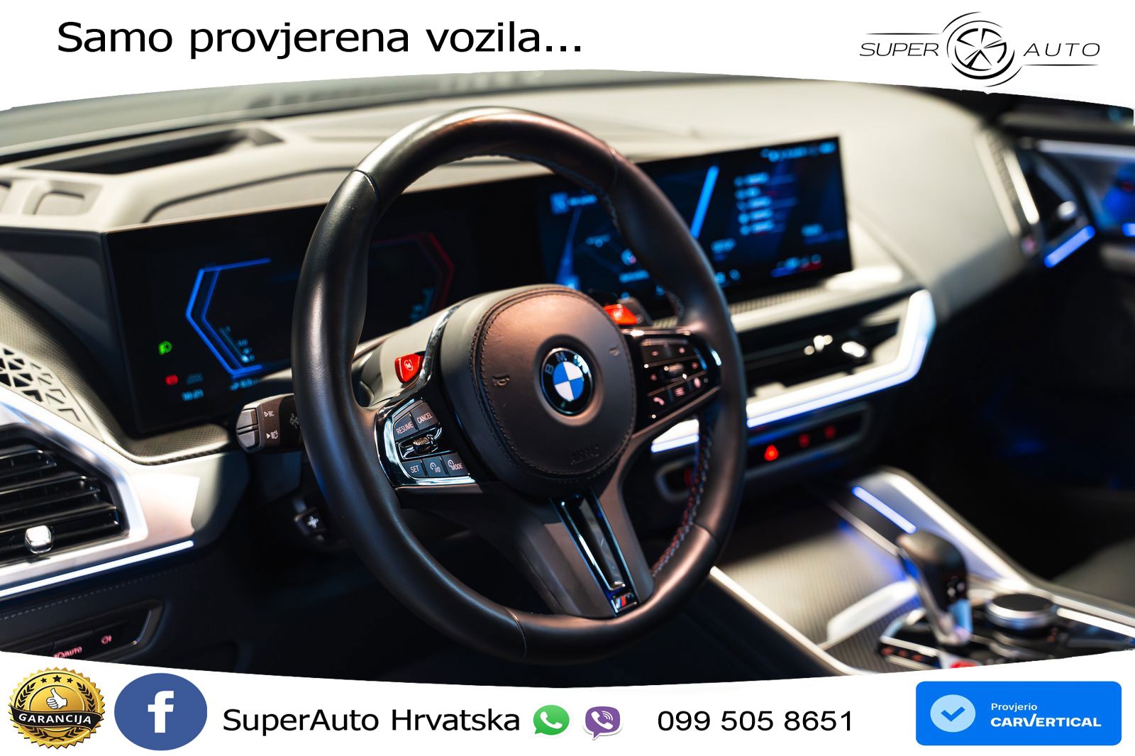 BMW XM 4.4 V8 (653 KS) xDrive Steptronic LED+GR SJED+ACC