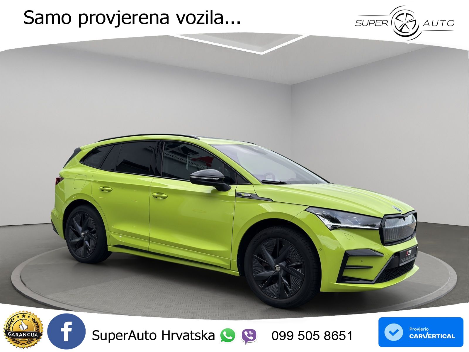 Škoda Enyaq iV RS 82 kWh (340 KS) AWD