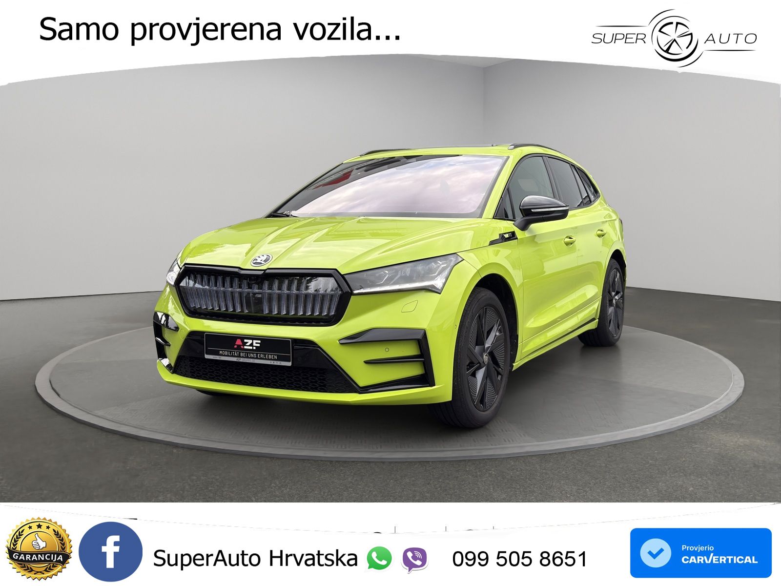 Škoda Enyaq iV RS 82 kWh (340 KS) AWD