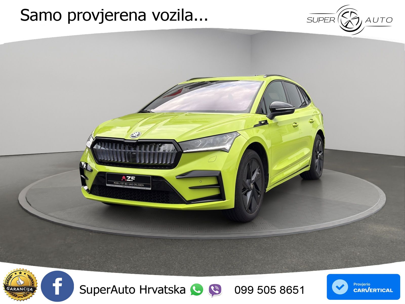 Škoda Enyaq iV RS 82 kWh (340 KS) AWD