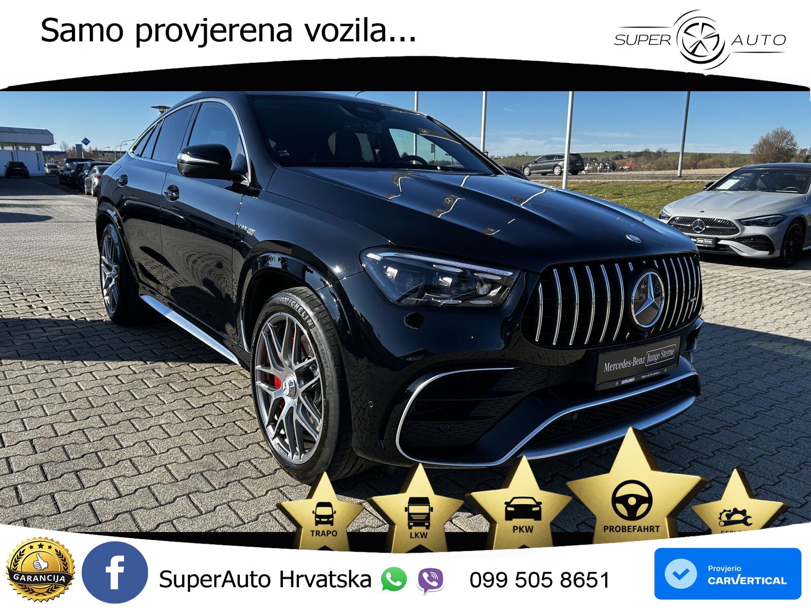 Mercedes AMG GLE Coupe 63 S V8 (612 KS) EQ Boost 4MATIC+ AMG SPEEDSHIFT TCT 9G LED+GR SJED+ACC