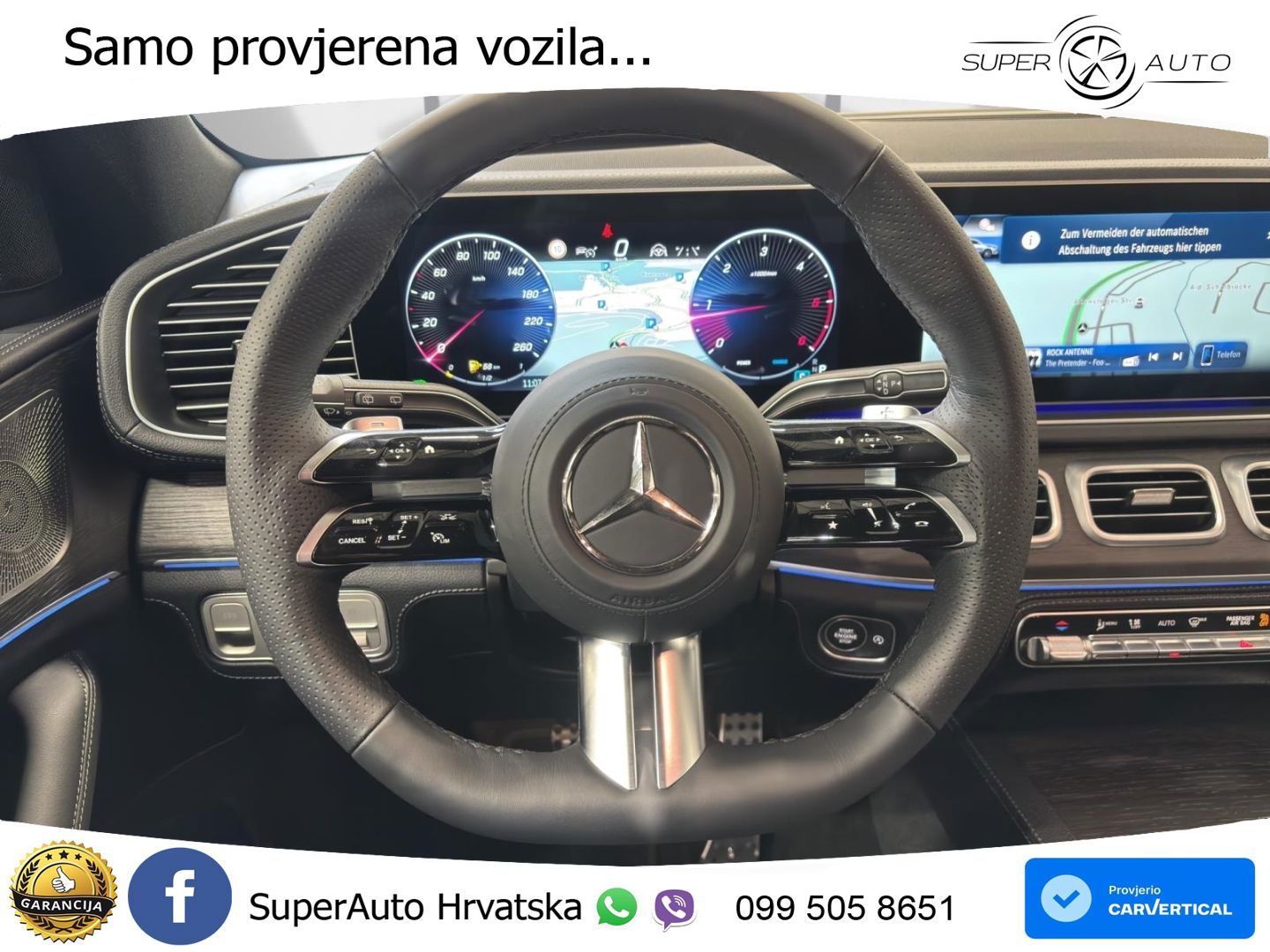 Mercedes GLE 300d (269 KS) EQ Boost 4MATIC 9G-TRONIC AMG ZRAČNI+ACC+GR SJED+KAM