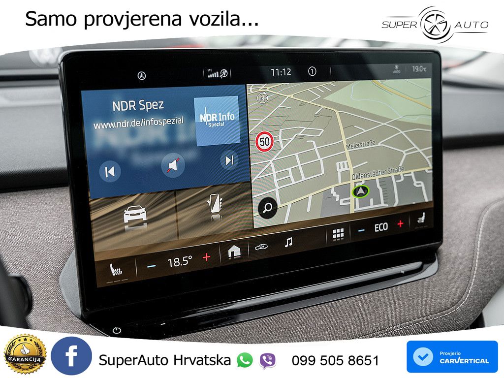 Škoda Enyaq iV 80 82 kWh (204 KS) Lodge LED+GR SJED+ACC
