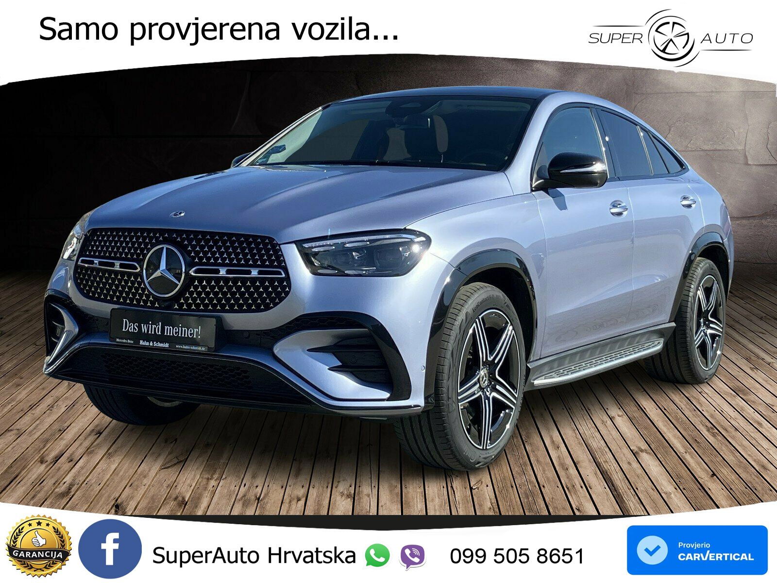 Mercedes GLE Coupe 300d (269 ks) EQ Boost 4MATIC 9G-TRONIC AMG LED+GR SJED+ACC