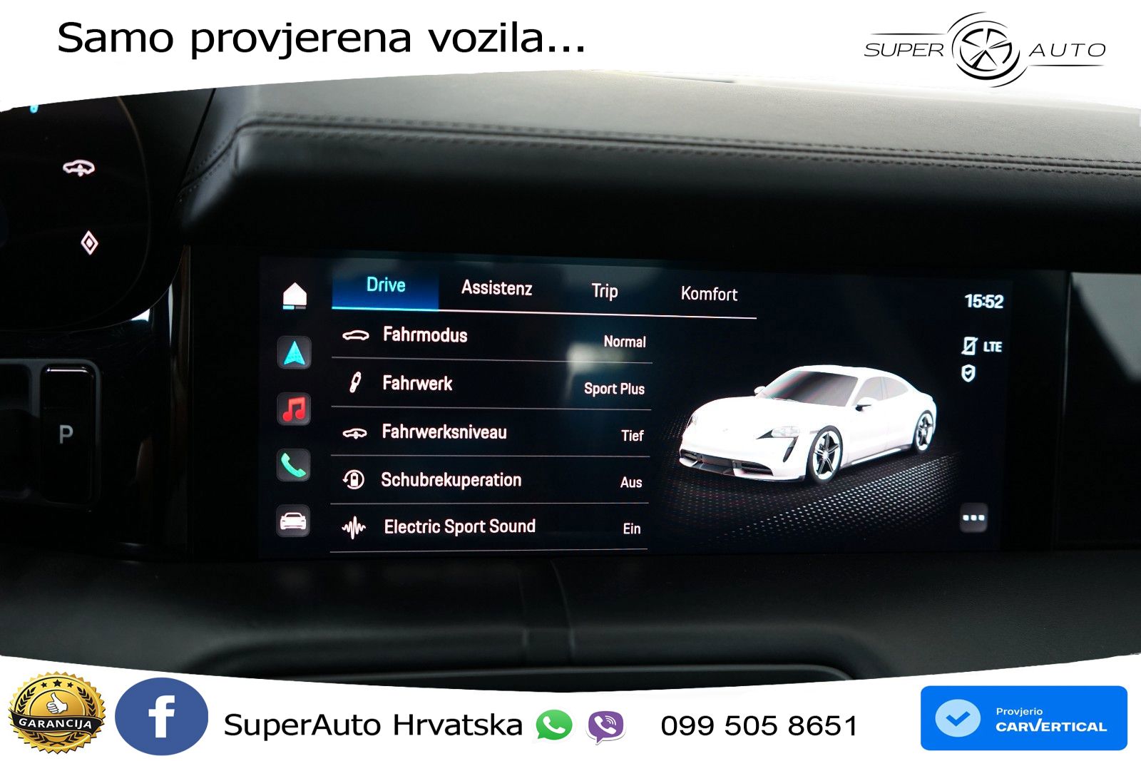 Porsche Taycan GTS Performance Plus 93.4 kWh (598 KS)