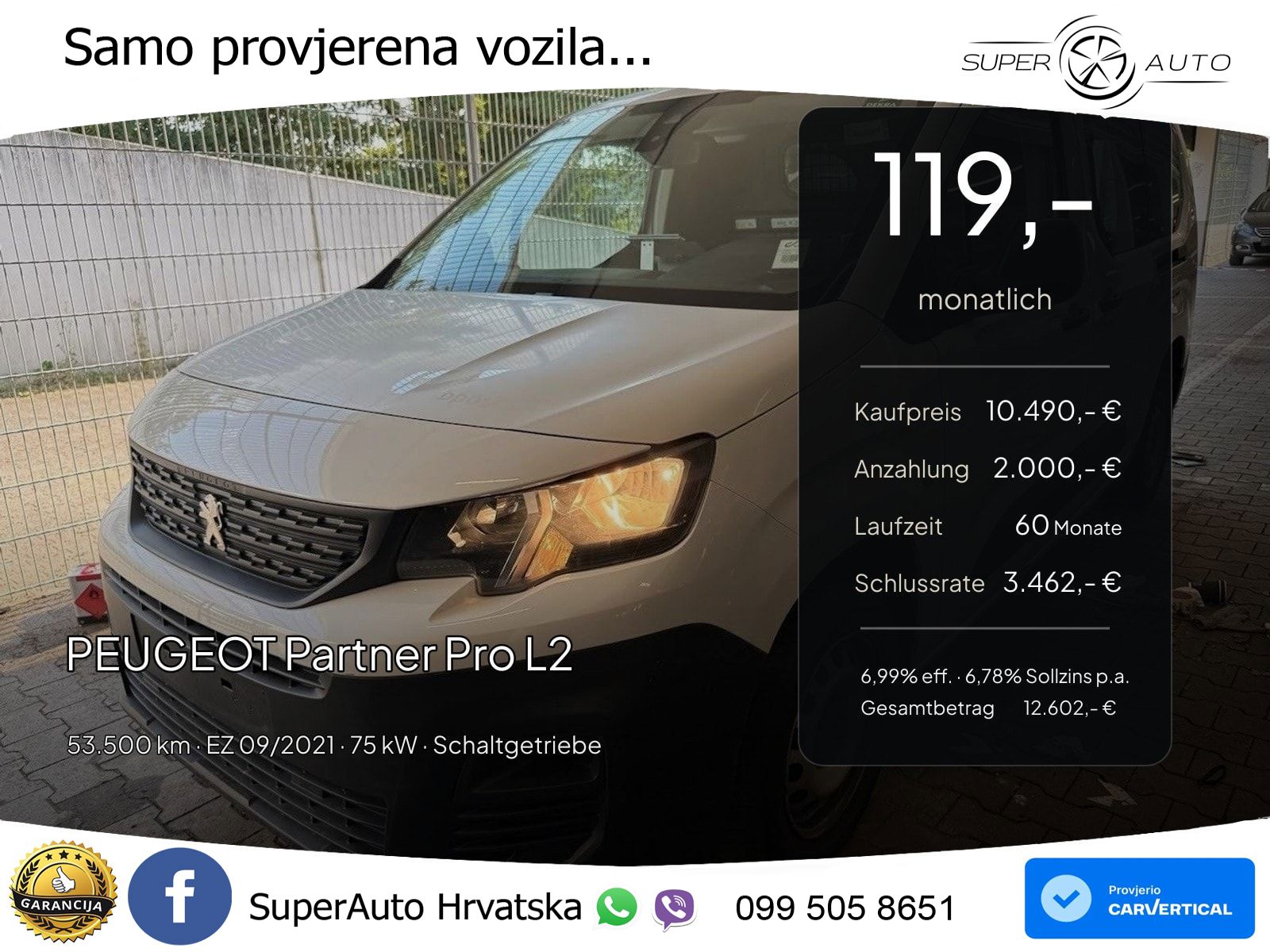 Peugeot Partner 102 KS
